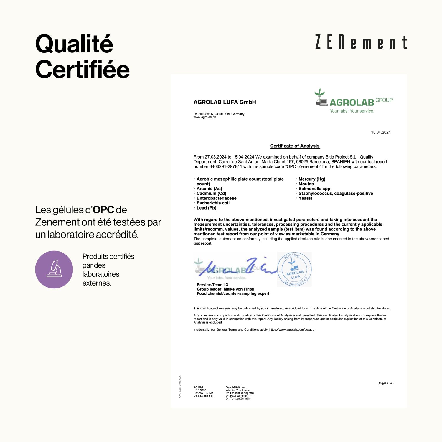 OPC - 1007 mg Purs par Dose (2 Gélules) - Extrait Concentré de Pépins de Raisin (Vitis vinifera L.) - 95% Proanthocyanidines - Source d’Antioxydants Naturels - 240 Gélules Véganes - Zenement
