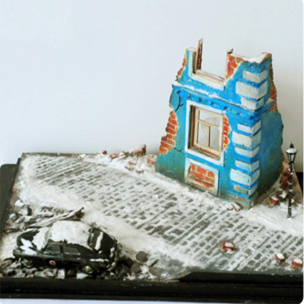 5 pièces/jeu de mousse haute densité - Plaque de bricolage - Pour modélisme - Paysage - Matériel pour base de diorama (295 x 200 x 30 mm)