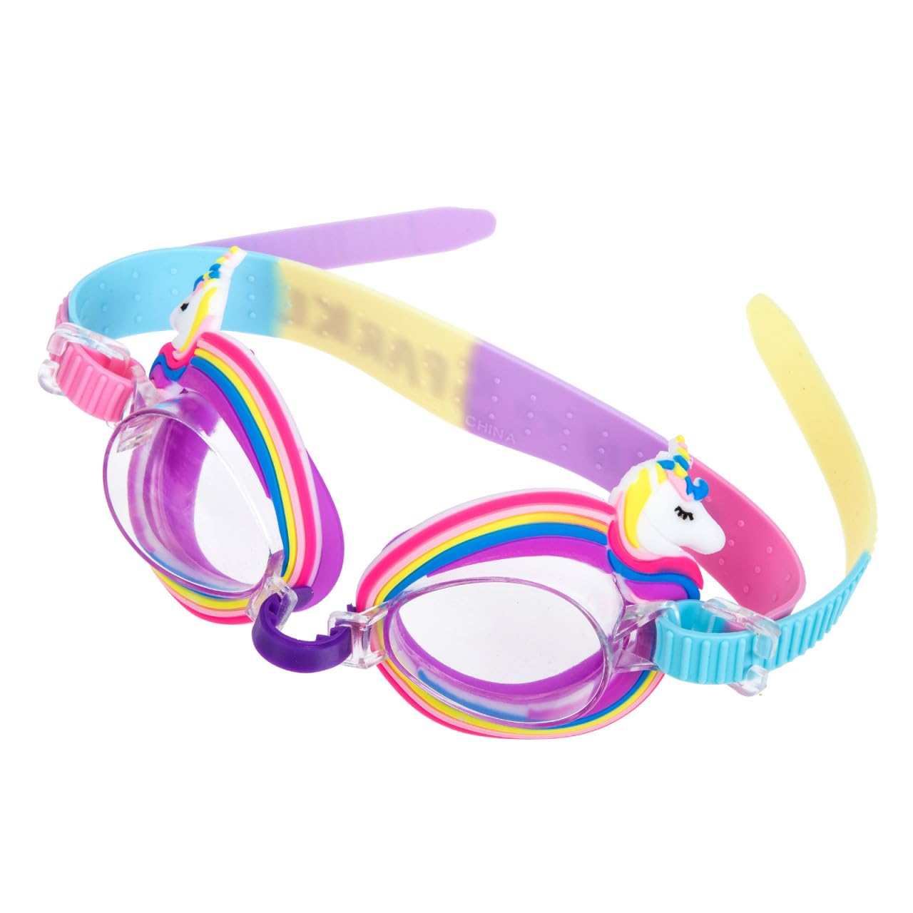 VANZACK Gafas De Natación Para Niños Gafas Impermeables Portátiles De Niño De Natación Unicornio De Seguridad Para Niños De Buceo Lente De Policarbonato