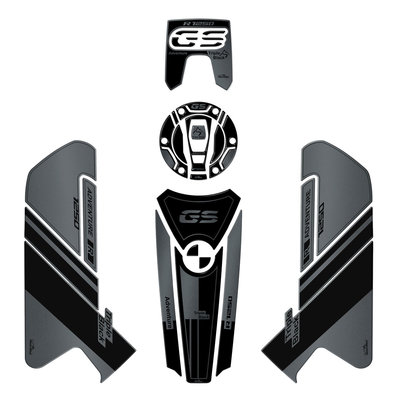 Kit Autocollant Moto Résinés Anti-Chocs et Éraflures BMW R 1250 GS Adventure 2021