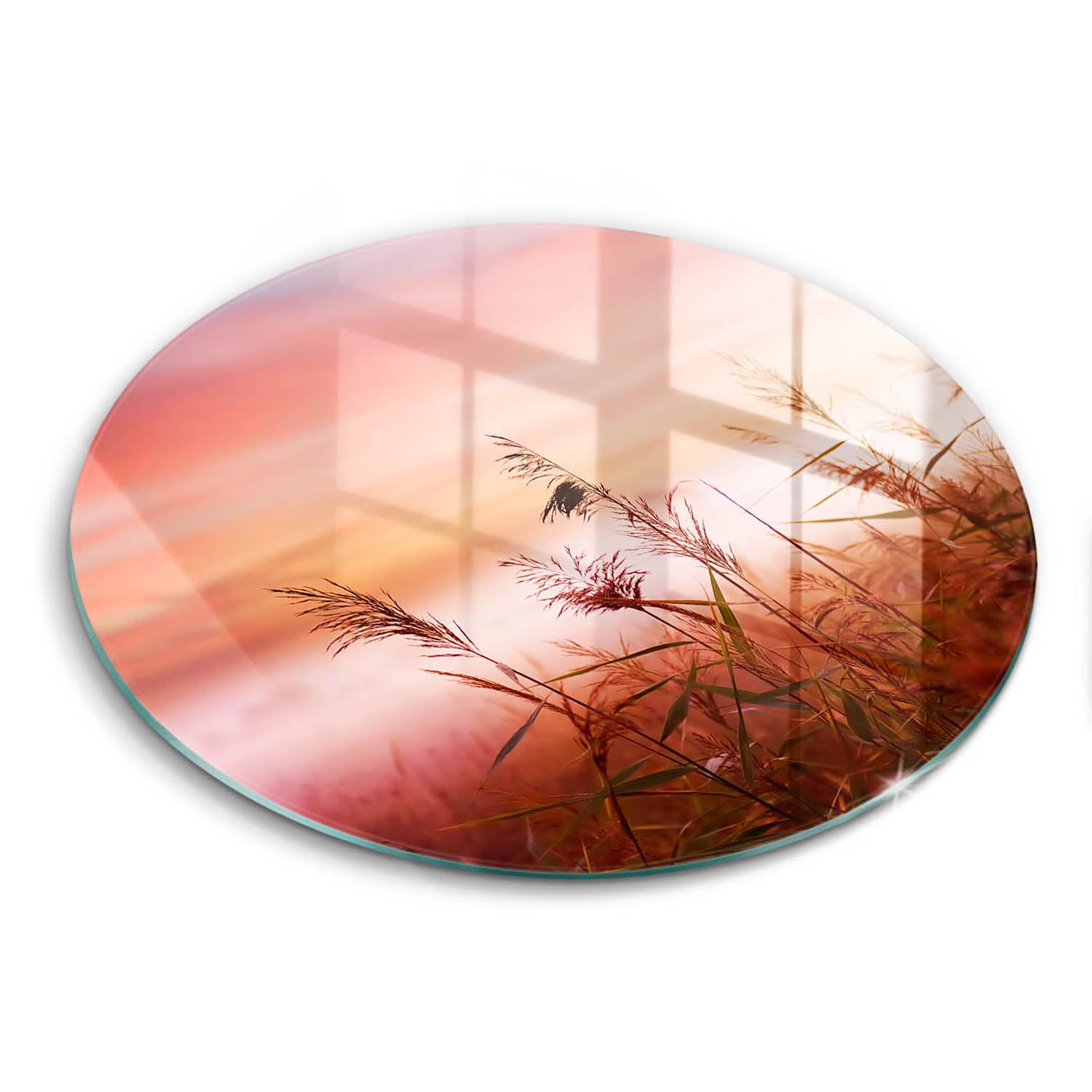 Accessoires de cuisine plaque induction protection en verre résistant 30cm Wallfluent