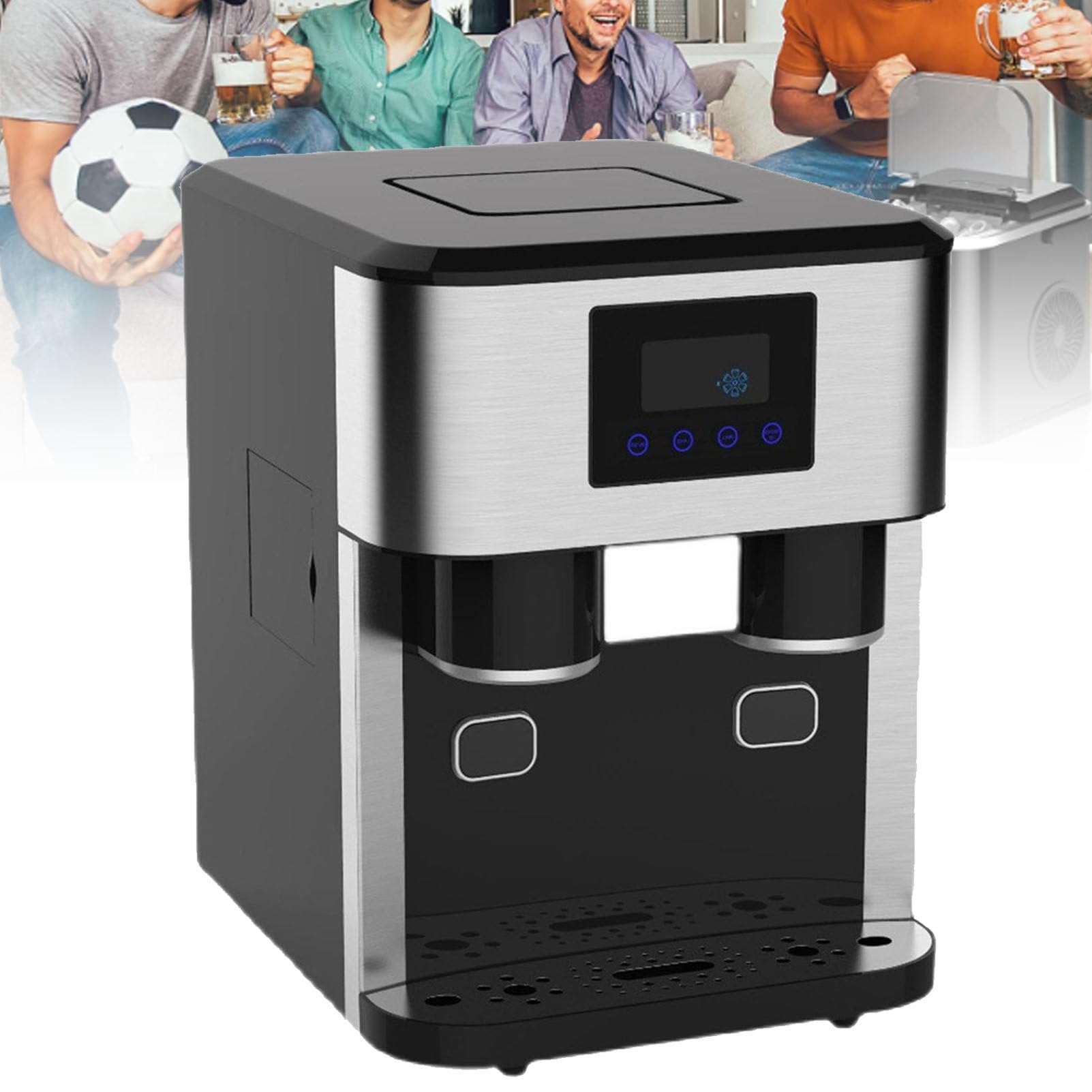 Machine à glaçons de comptoir portable, 40 LB de glace en forme de balle