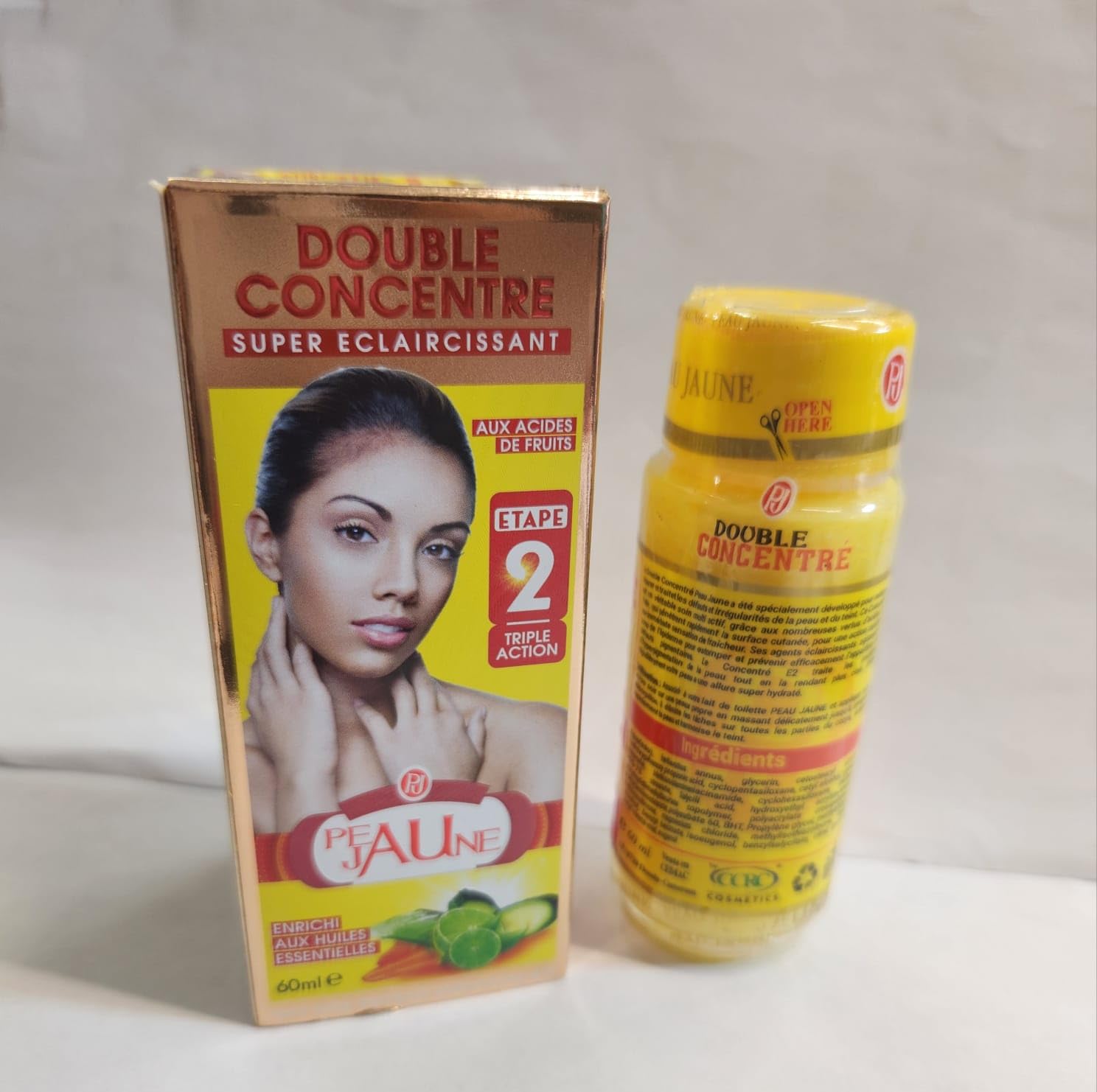 LECHE DOBLE CONCENTRADA PIEL AMARILLO SUPER CLARIFICADA