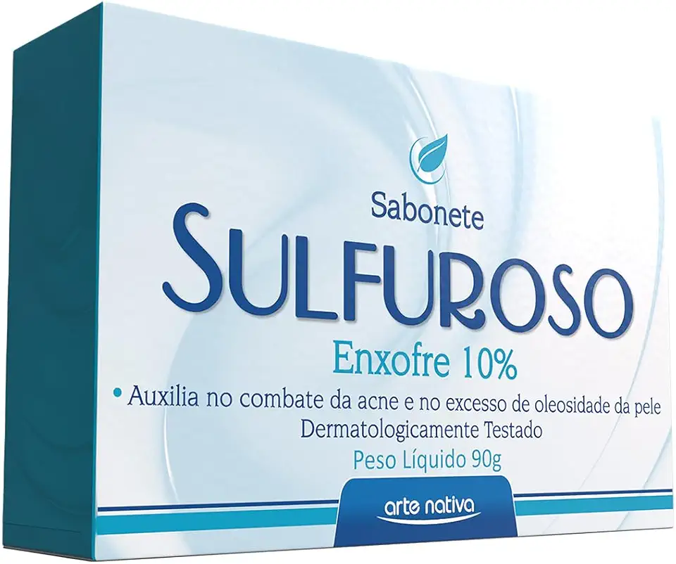Sabonete Enxofre Sulfuroso Arte Nativa 90g