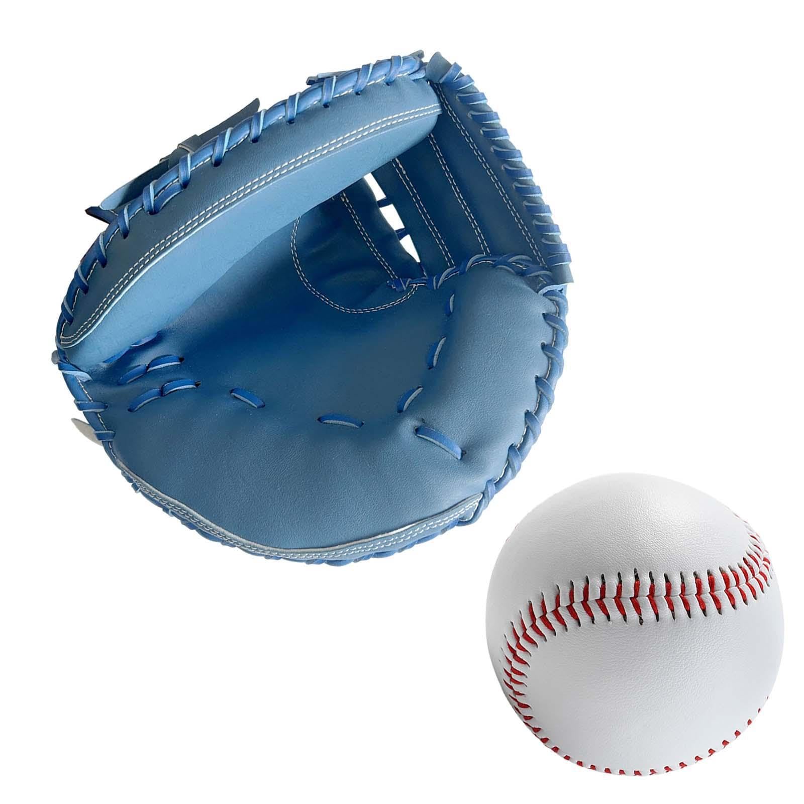 Guanti da baseball per adulti, per uomini e donne, in morbida pelle PU, da 5 pollici, comodi e facili da indossare per allenarsi, guanti da baseball regolabili, regali