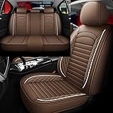 シートカバー 車 タウンエース S402M U レザー 前後席 5席セット 被せるだけ 選べる5色 TANE C ブラウン