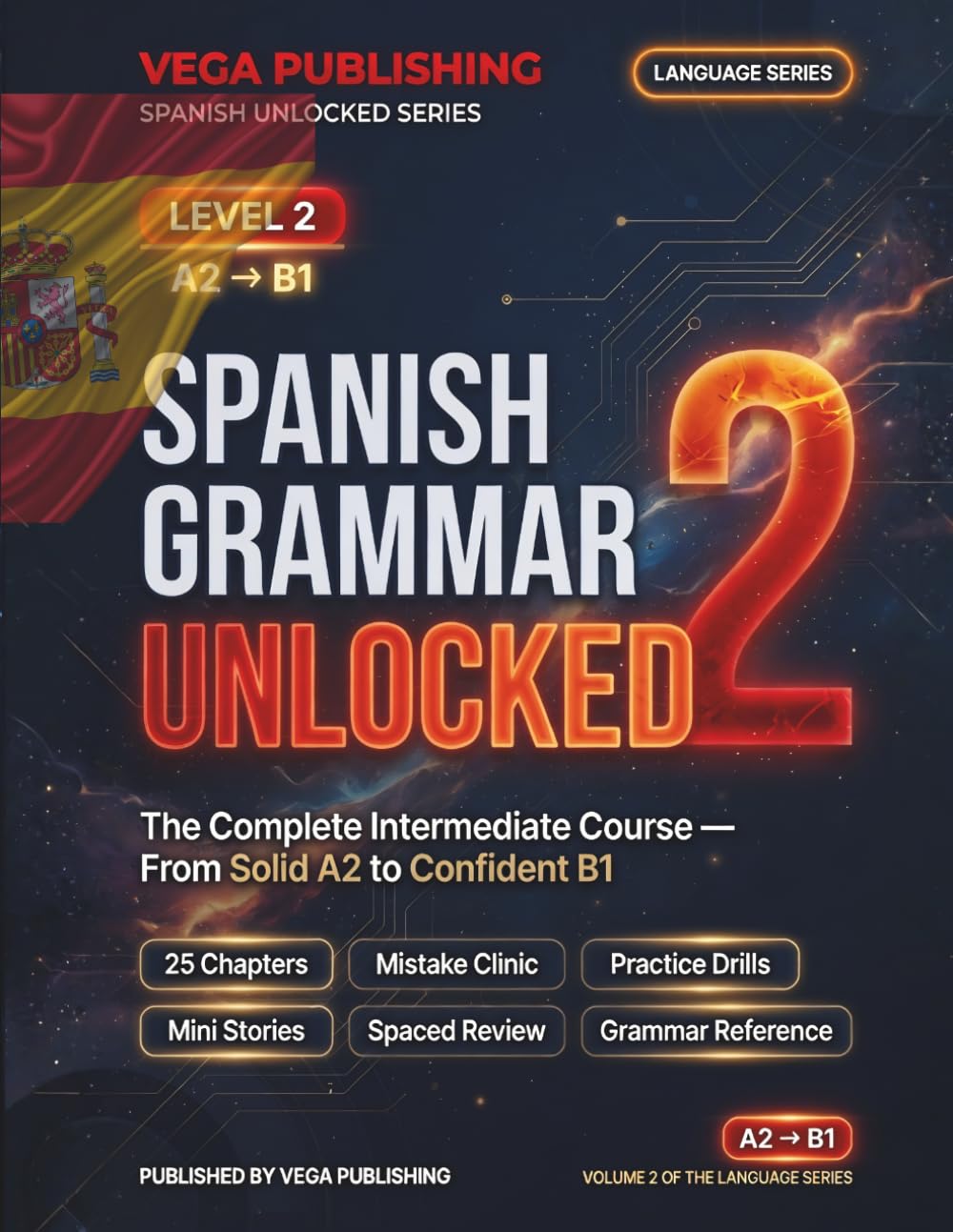 Spanish Grammar Unlocked: Level 2 — Intermediate Edition: A2 to B1 Grammar, Dialogues & Cultural Fluency
