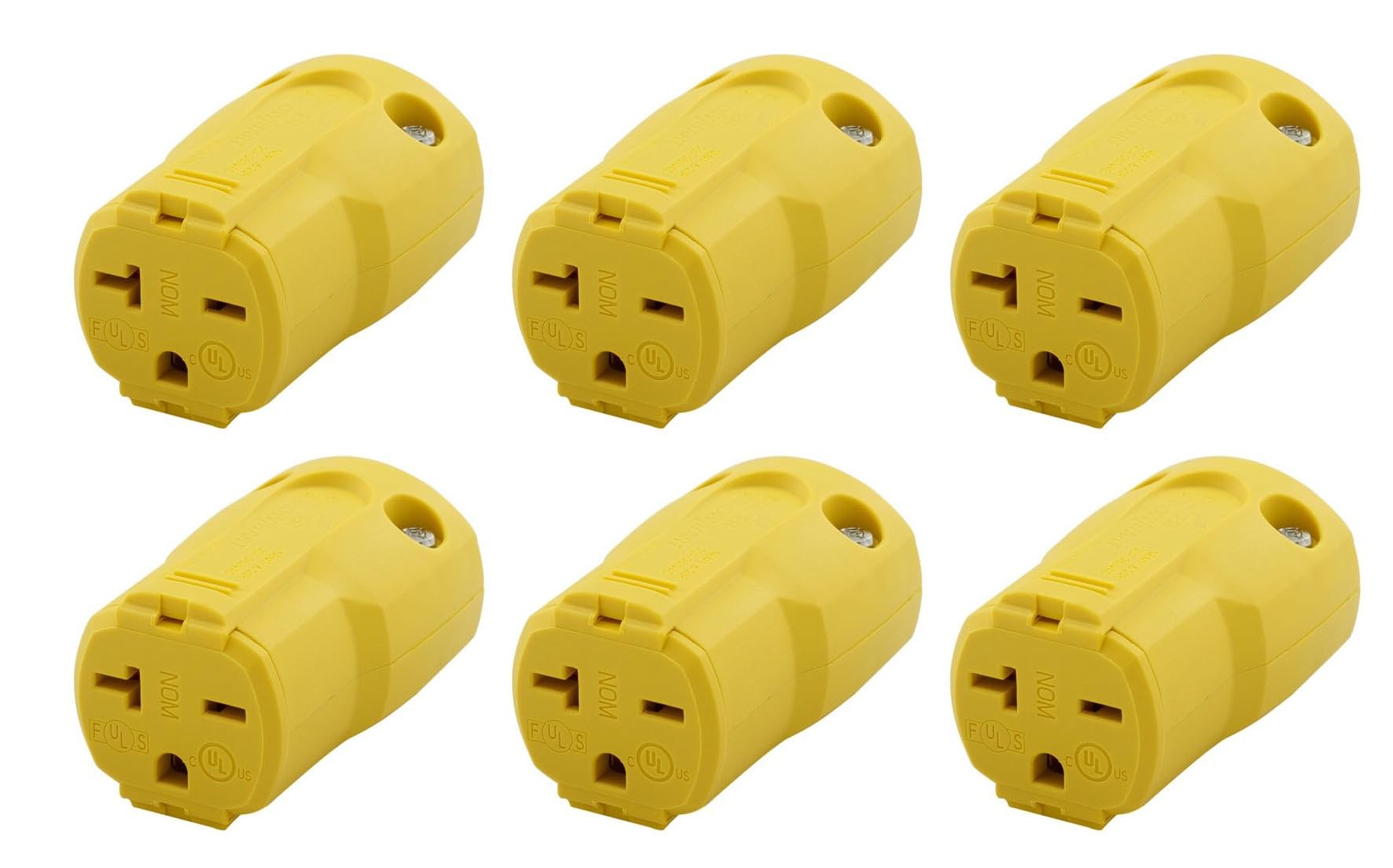 Pack of 6) Eaton Arrow Hart AH5469Y Quick Grip Straight Blade