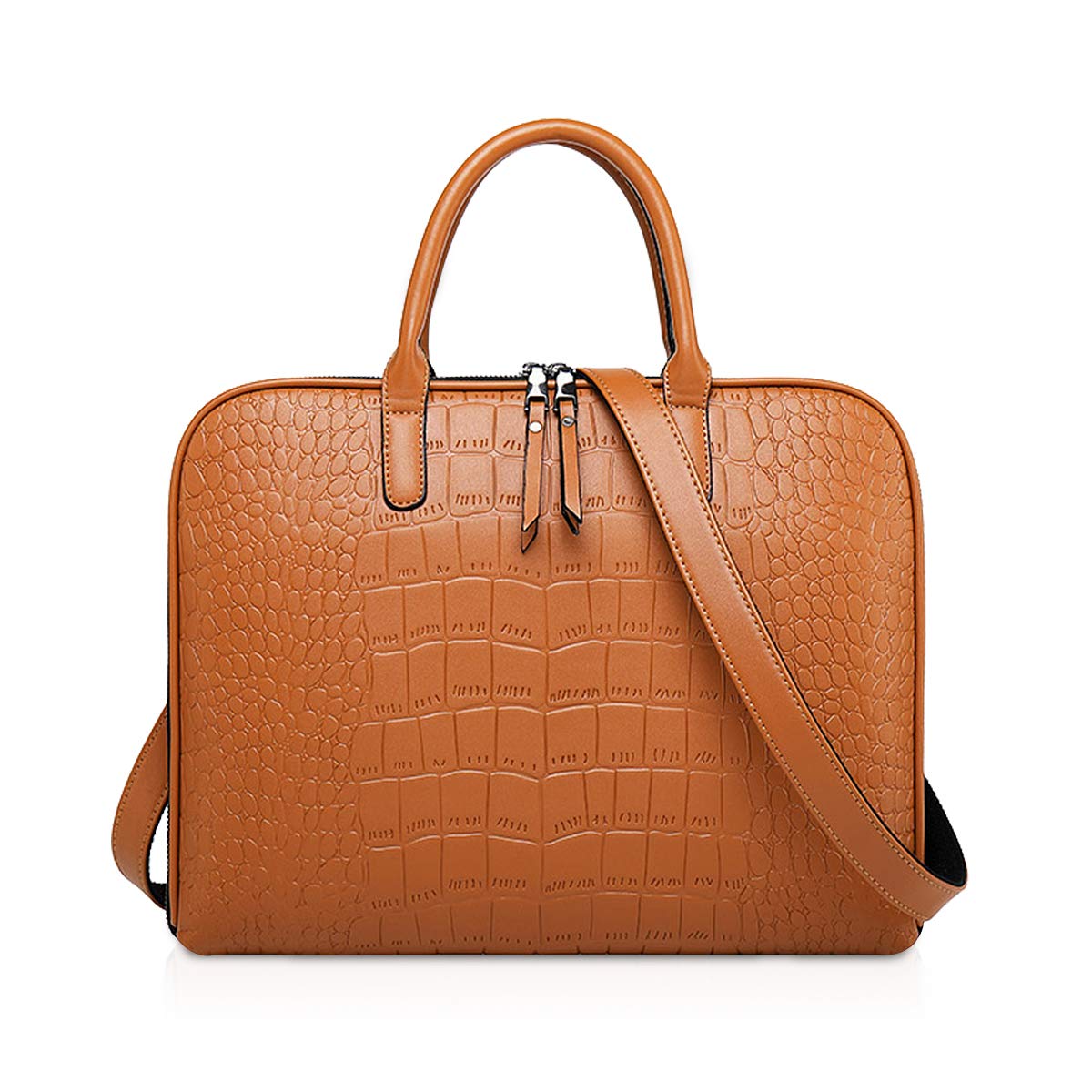 NICOLE & DORIS Laptop Handbag Women's Briefcase 13-14 Inch Laptop Shoulder Bag Shopper Man Business Bag PU Leather Work Bag Shoulder Bag