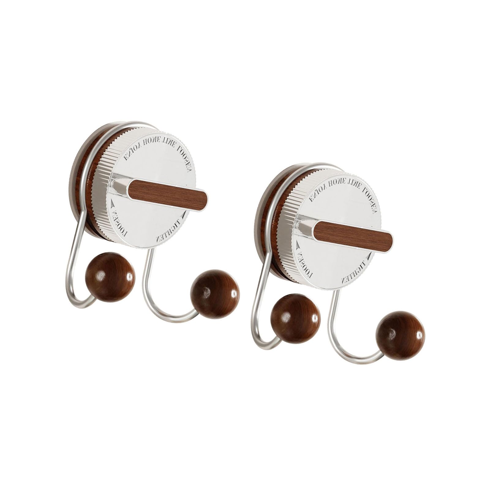 Hsioluted B Adhesive Frees Wall Hooks Double All Suction Cup Heavy Duty Hold Abs Hanger For Wood Silicone Athroom Kitchen Use Strong Adhesion Suction Cup