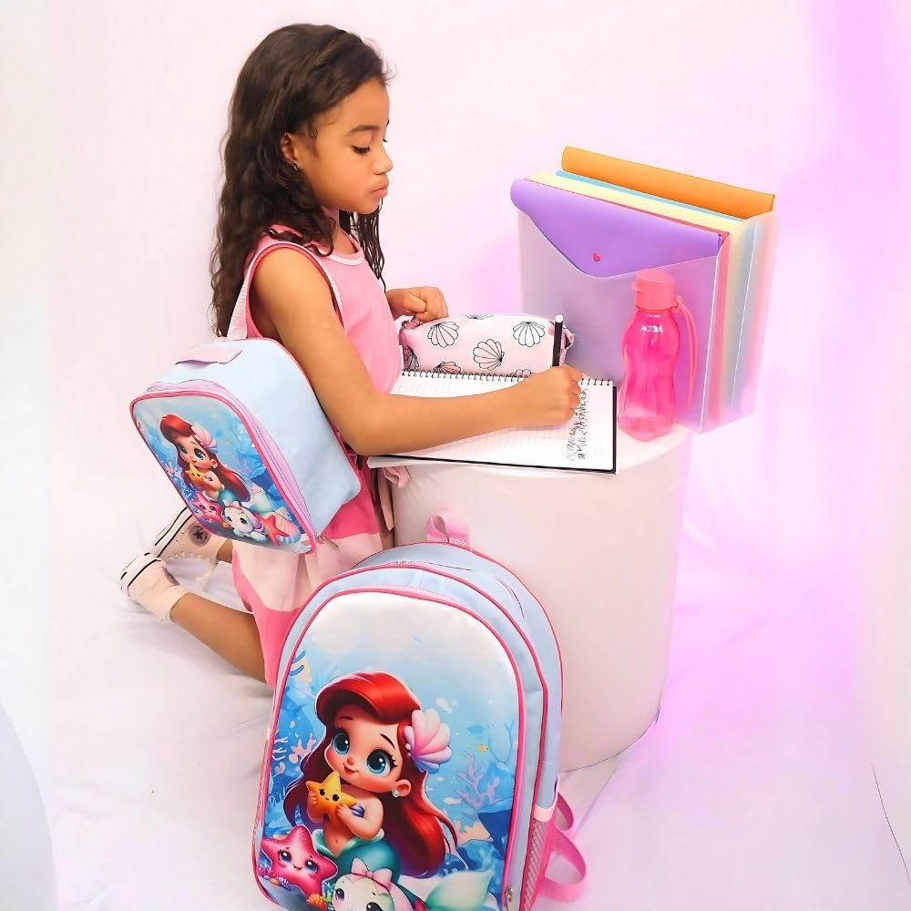 Kit Mochila Escolar Infantil + Lancheira Térmica + Estojo – Conjunto Completo, Resistente e Confortável para Meninas em promoção! Veja a oferta e mais achadinhos de Mochilas escolares 3 Hoje é o melhor dia para comprar Kit Mochila Escolar Infantil + Lancheira Térmica + Estojo – Conjunto Completo, Resistente e Confortável para Meninas com aquele preço maroto! Promoção! Aproveite a oferta! 3