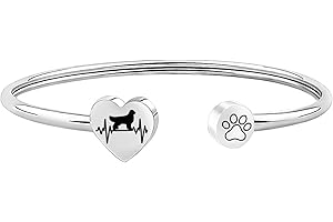 Paw Print Identity Bracelets Genuine Leather