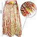 Hula Dancer Disfraz,Hula Juego de Falda de Hierba, Incluye Pulsera Diadema Collar...