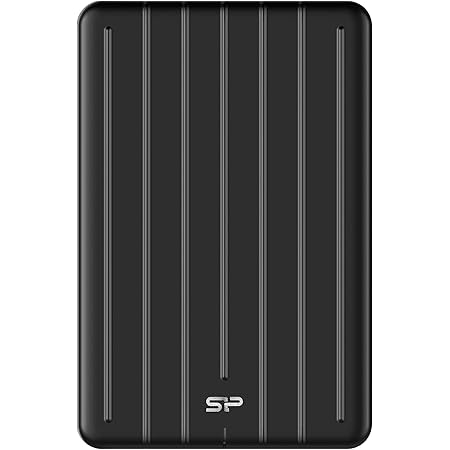 シリコンパワー ポータブルSSD 2TB USB3.1 Gen2 PS4/5動作確認済 耐衝撃 3年保証 Type-C 高速転送 Read:520MB/s B75pro SP020TBPSD75PSCK