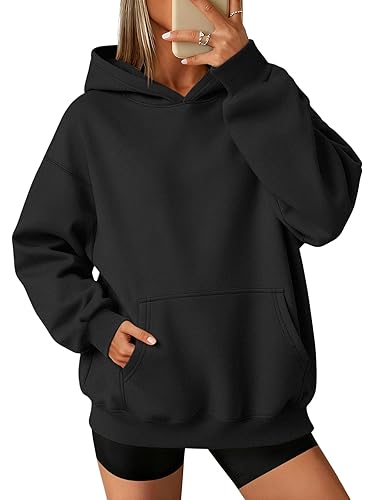 ATHMILE Womens Oversized Hoodies Fleece Sweatshirts Long Sleeve Sweaters Pullover