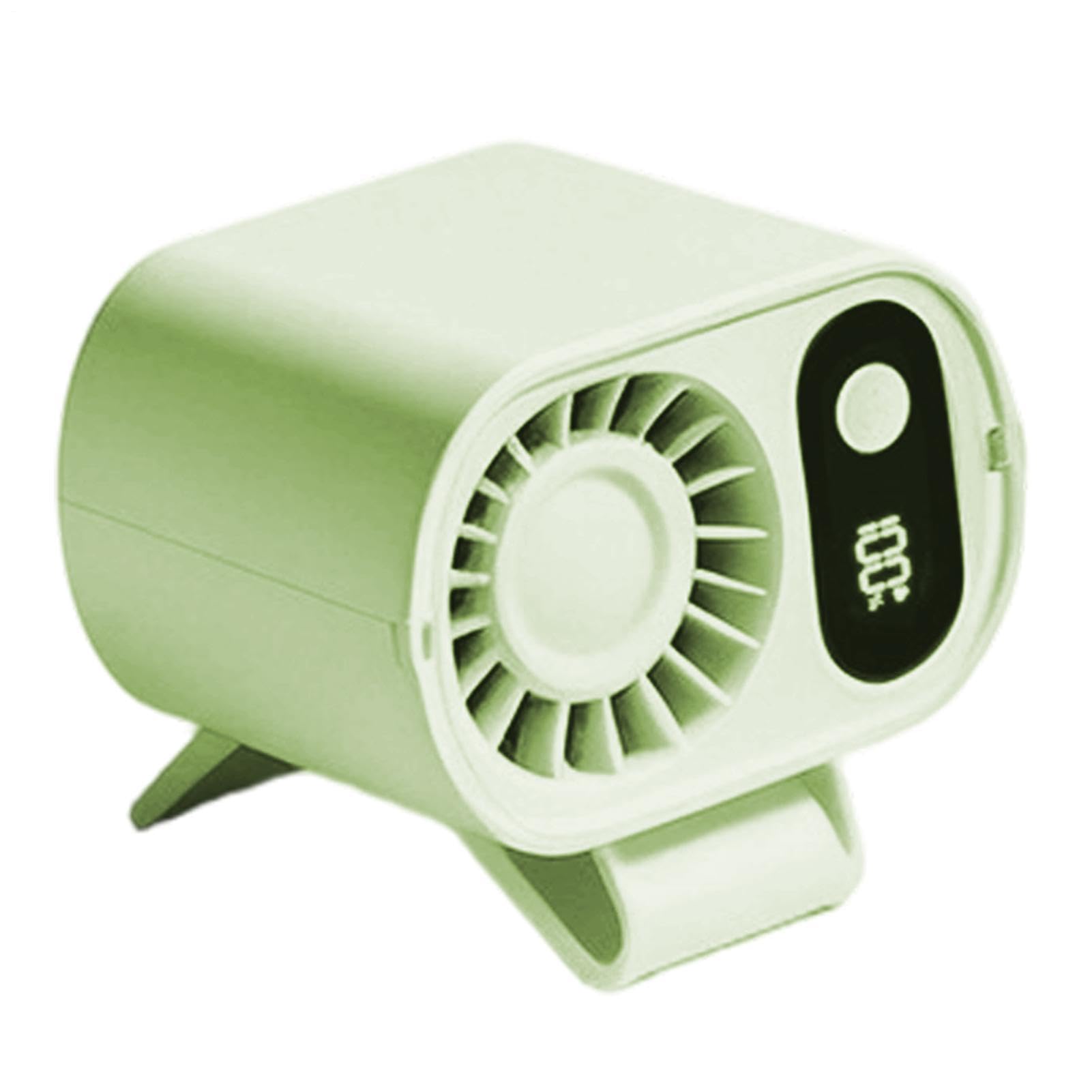 Ventilador con clip recargable manos libres de 5 velocidades y motor de 15000 RPM