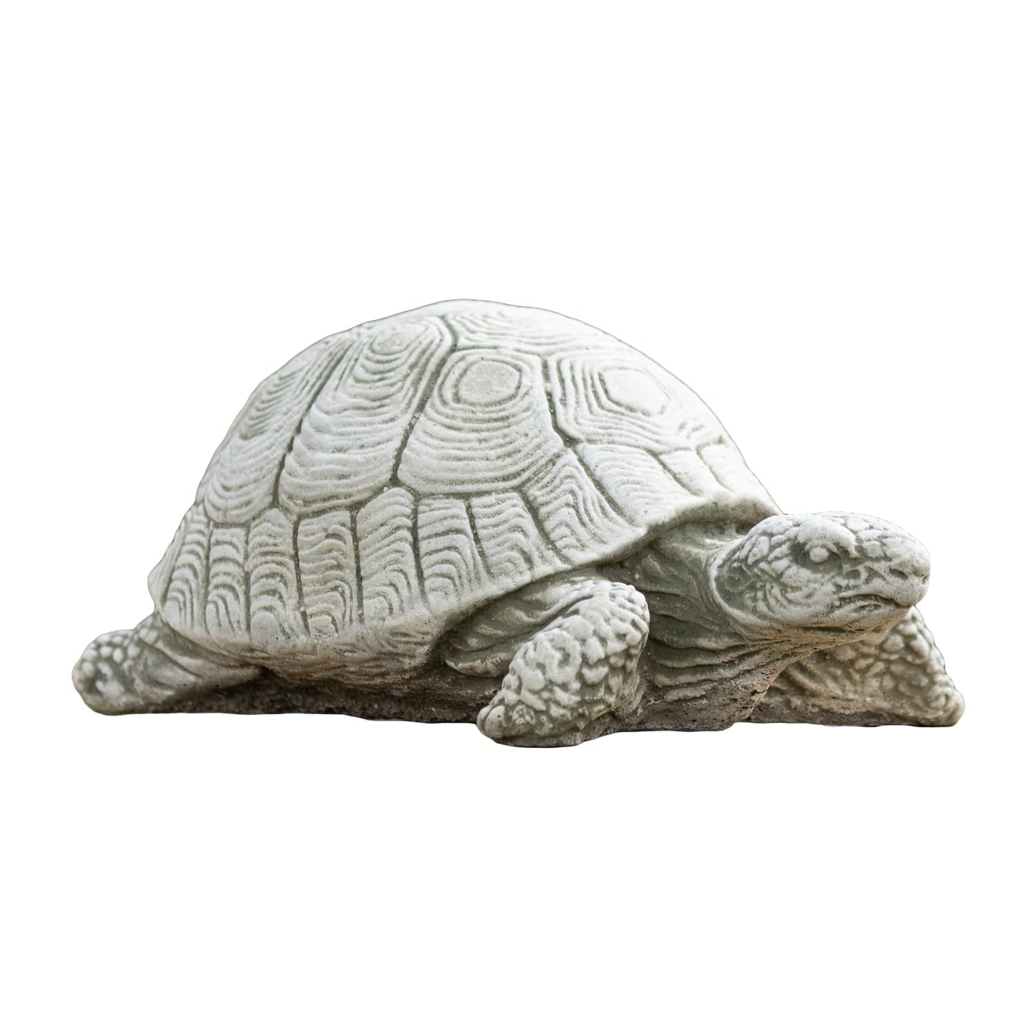 Darthome Grey Small 18Cm Heavy Stone Tortoise Garden Animal Ornament Concrete Statue Figure