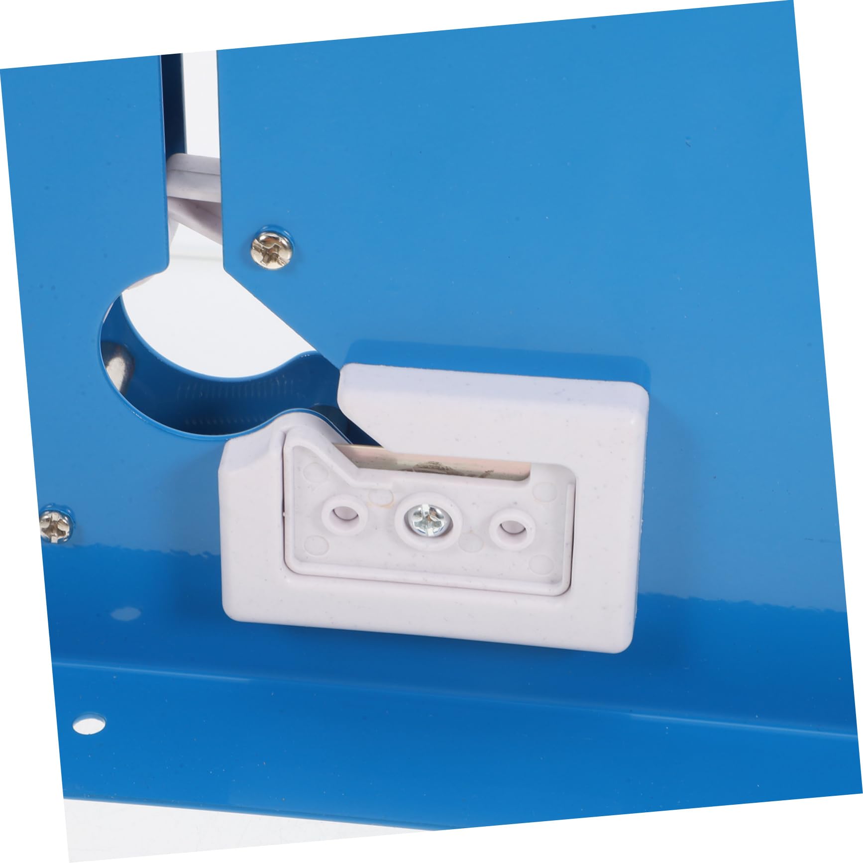 Gatuida Sigillatrice per Sacchetti in Ferro e Plastica Dispenser Nastro Adesivo Blu, Dispositivo Versatile per Sigillatura Sicura di Sacchetti di Prodotti e Verdure in Ristoranti e Case