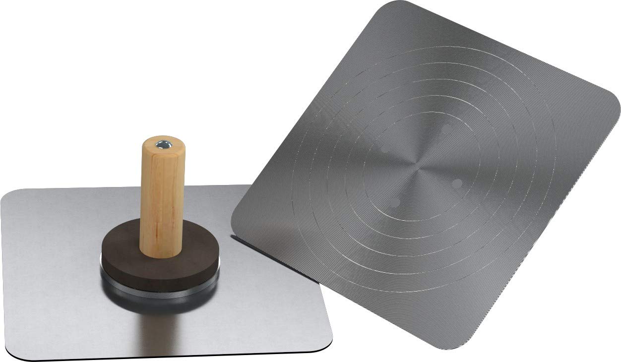 Bon Tool Co. 13-278 Magnesium Hawk, 10" x 10" Wood Handle