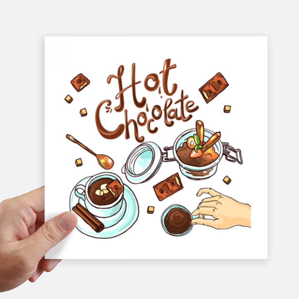 Stickers de chocolate para moto maleta y pared pegatinas cuadradas Francia 1