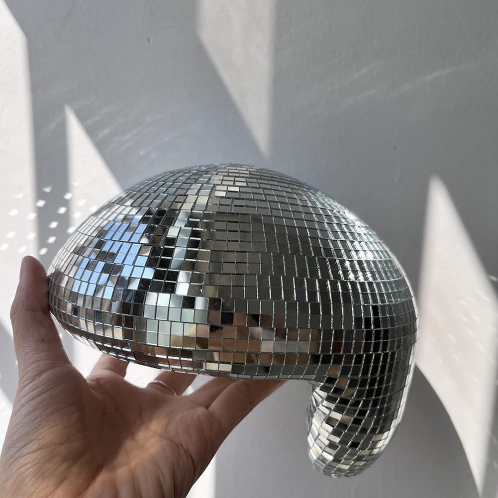 Boule Disco Miroir Verre Fondu Déco Bar Insolite et Brillante