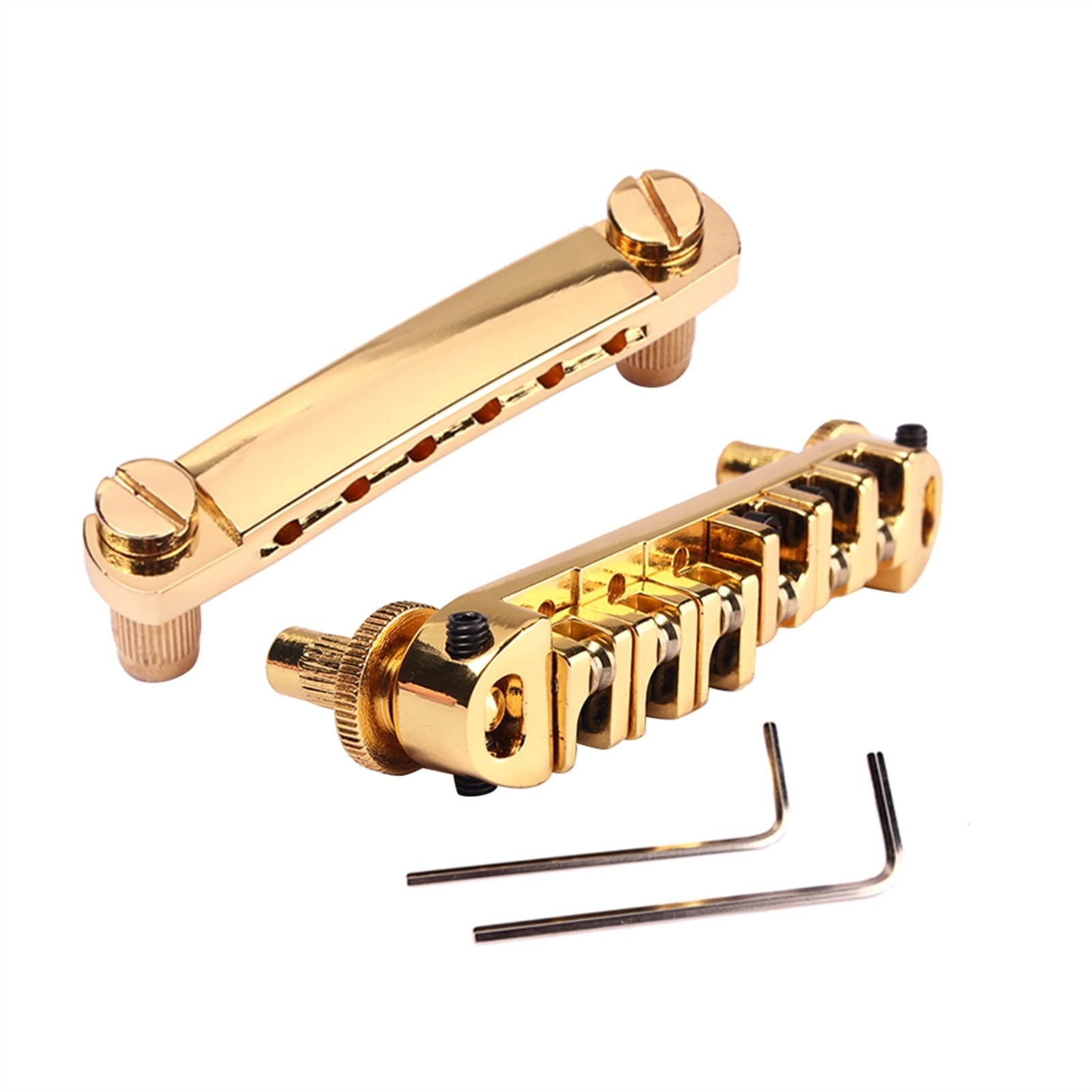 Parti di ricambio chitarra Ponte Di Sella In Oro Per Chitarra Elettrica
