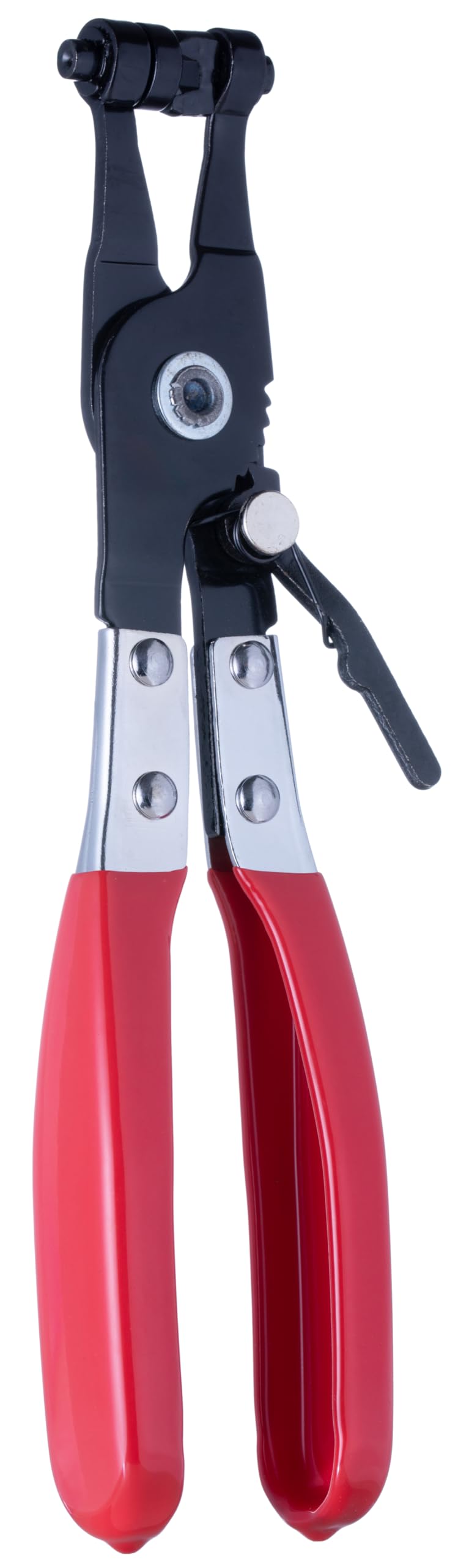 YoiYee High-Carbon Steel Hose Clamp Pliers - Rust-Resistant Valve Seal Removal Tool with Swivel Jaws, Red