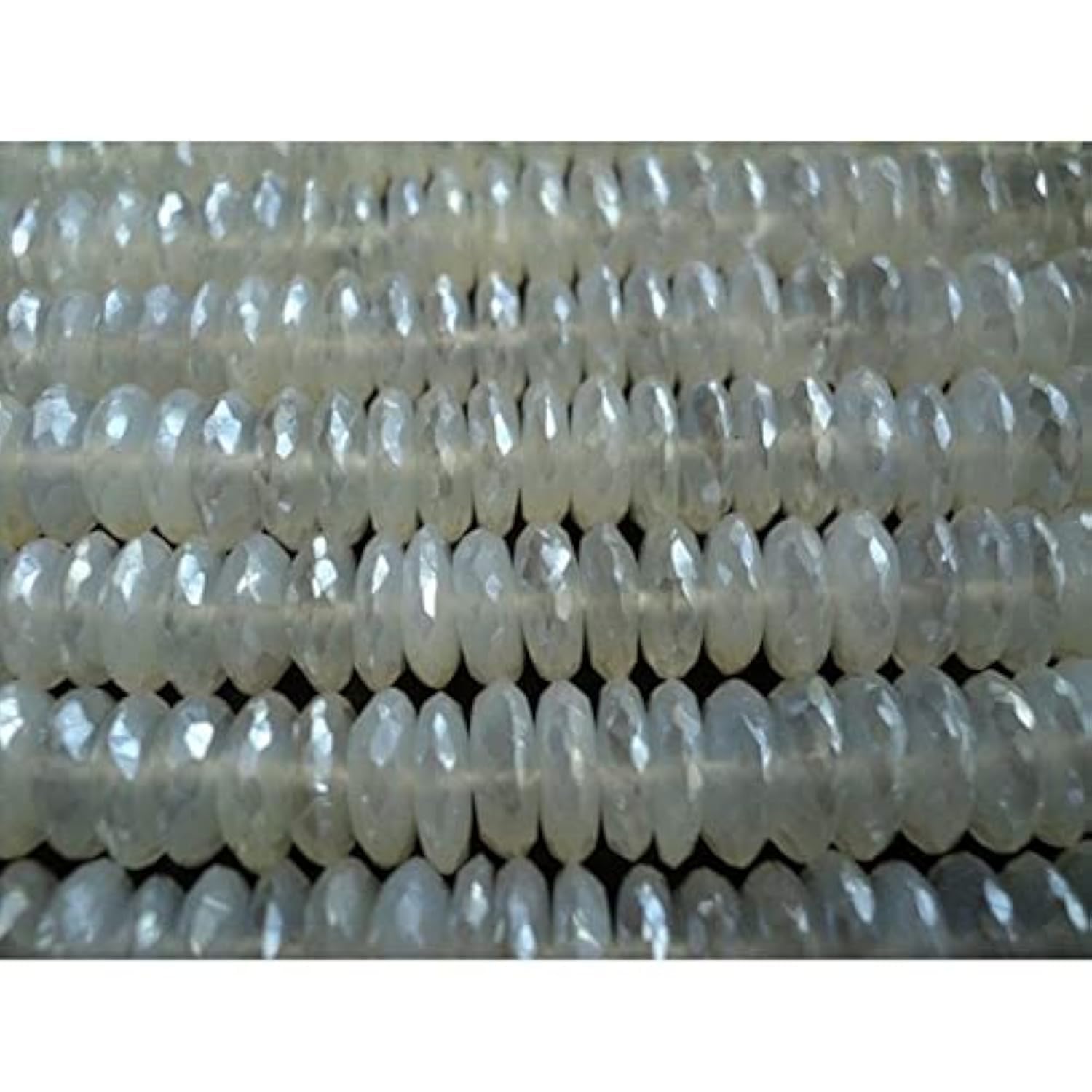 Perles en calcédoine de qualité supérieure German Cut pour bijoux artisanaux de luxe
