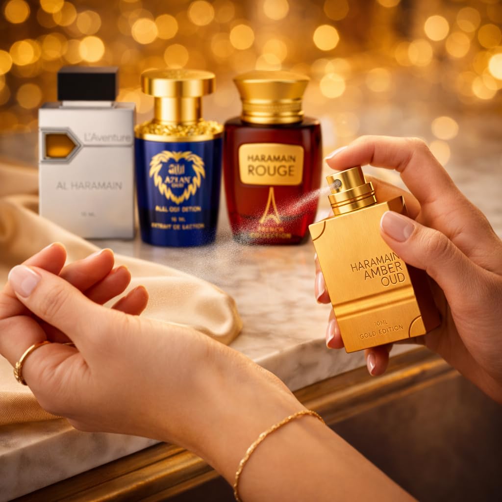 Al Haramain Fragrance Discovery Set for Men & Women – 4×10ml Each
