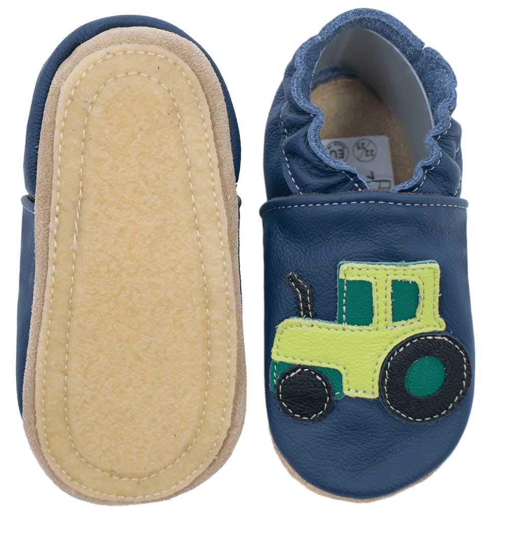 HOBEA-Germany Kita zapatos Safestep, zapatillas para niños, zapatos de cuero