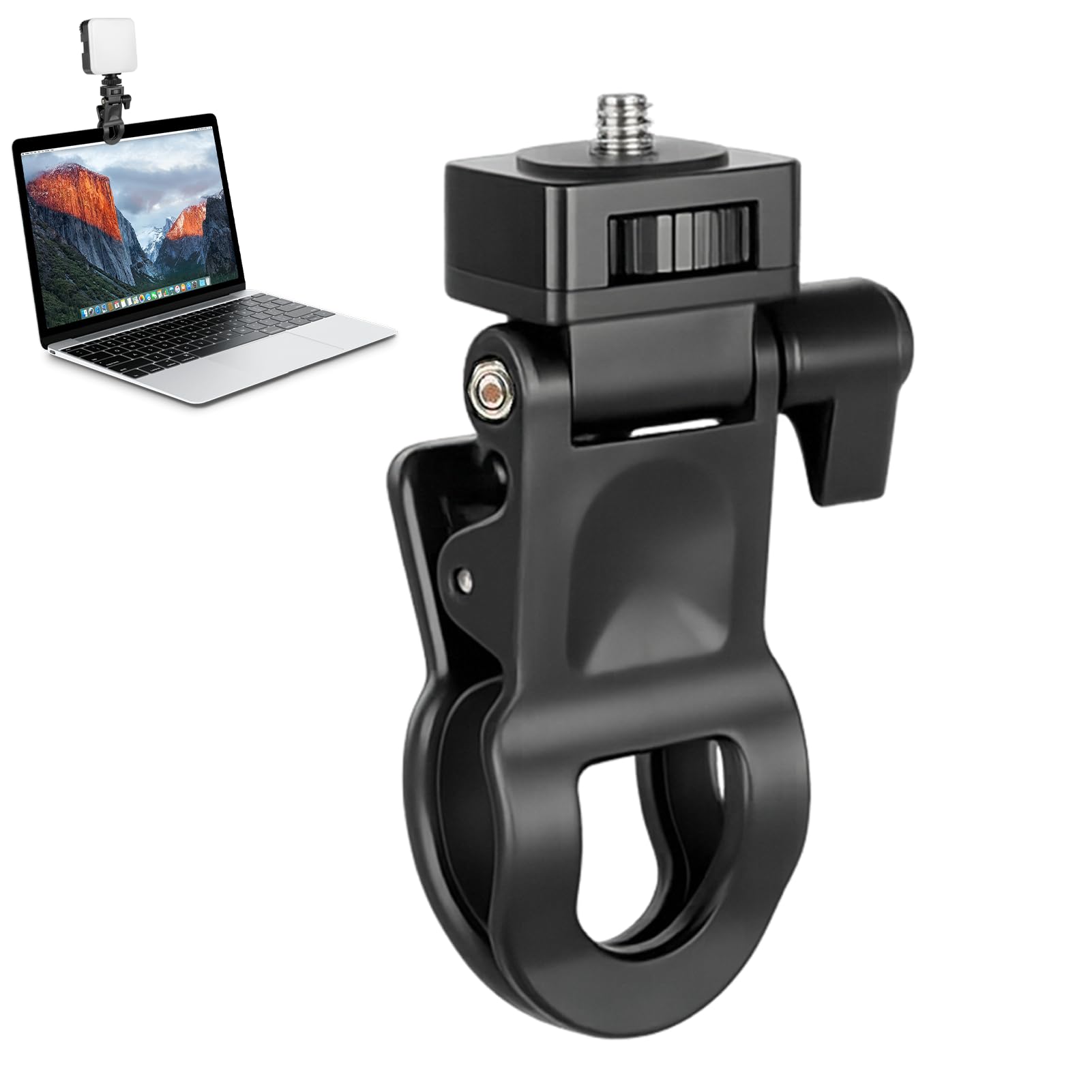 Selfie Light Clip – Portable Clip-On Light for Phone, Laptop, Webcam, Camera with 1/4" Thread Mount, Compatible with Zoom or Video Call-picture-22