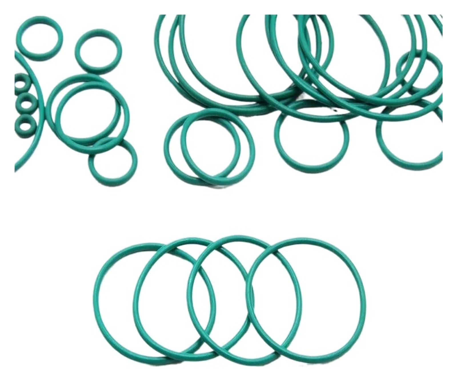 10/50 sztuk CS 2mm OD 5 ~ 100 mm O-ring uszczelniający odporny na olej fluorowy gumowy O-ring odporny na wysoką temperaturę izolacji (50 szt., OD 100 mm ID 96 mm)