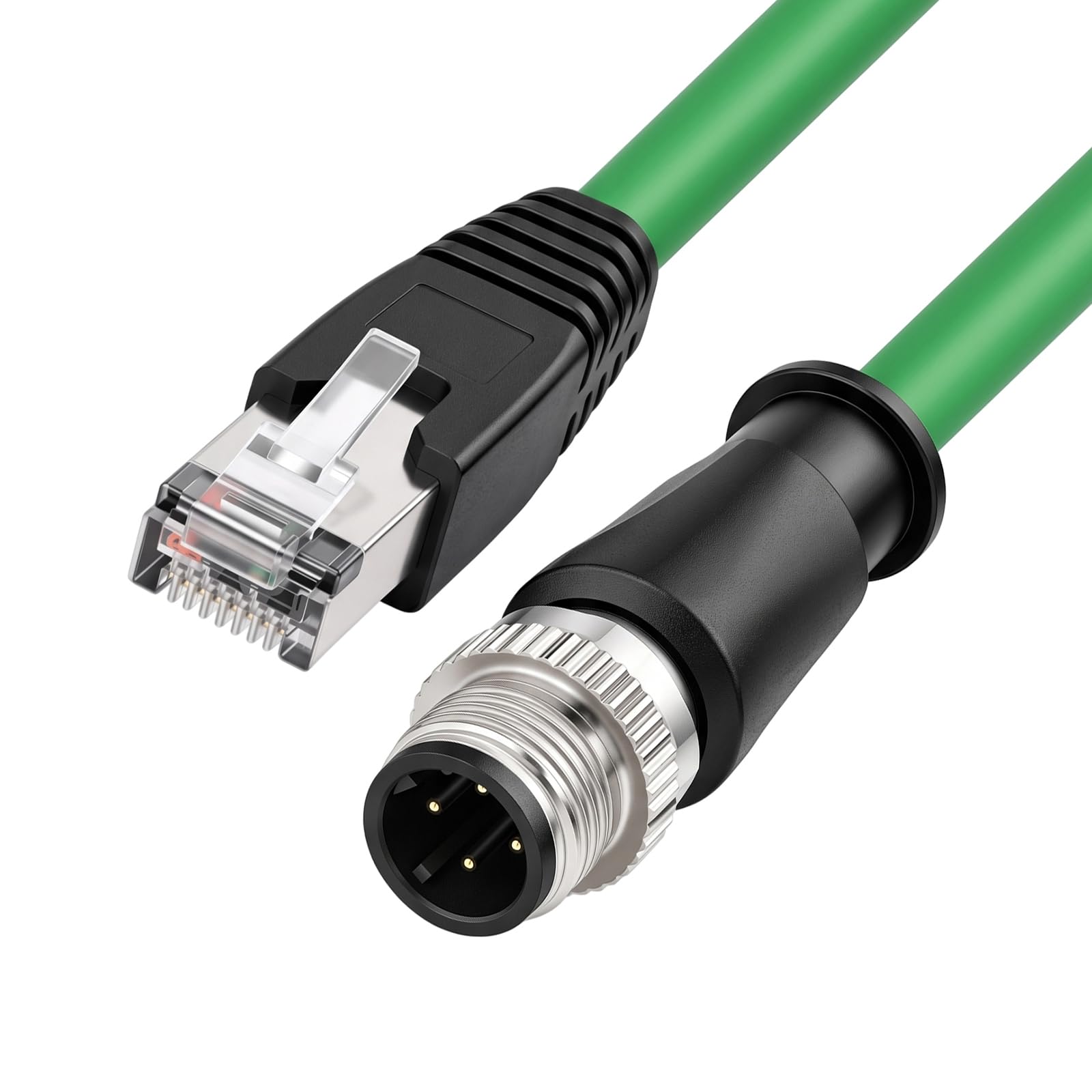 Amazon.com: HangTon M12 4 Pin D Coded to RJ45 Ethernet Cable for