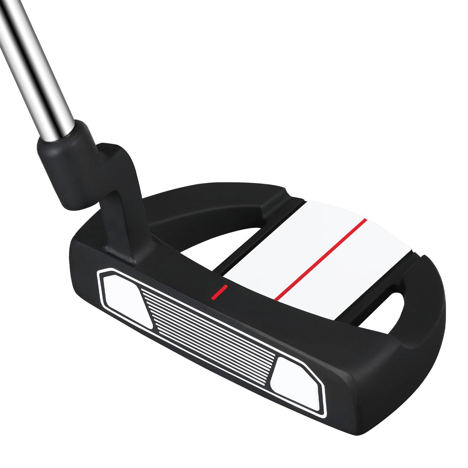 PGM Golf Putter für Damen und Herren - Rechts-/Linkshänder Schlägel Putter mit Ausrichtungsführung, abgestuftem Stahlschaft & hoher Stabilitätsleistung