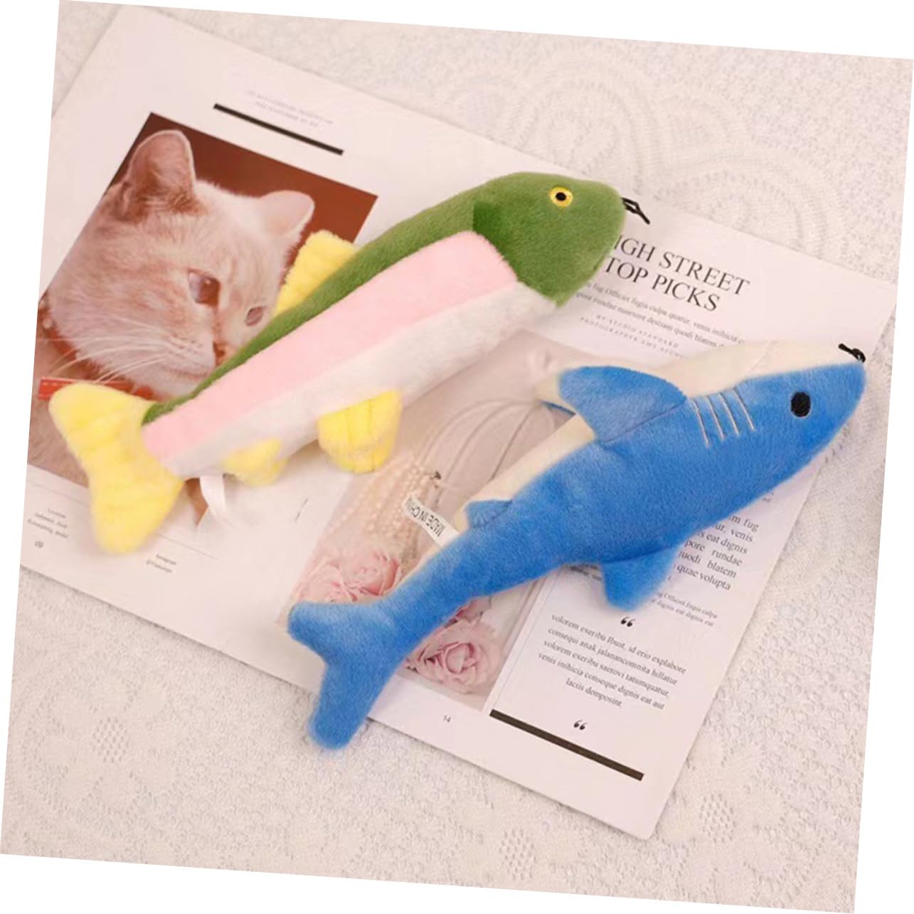 Sosoport 3pezzi Giocattolo Interattivo Per Cuccioli Peluche Squeaky Giocattolo Per Cani e Gatti Stimola Gioco e La Salute Materiale Sicuro e Resistente Di Divertimento Per Animali Domestici