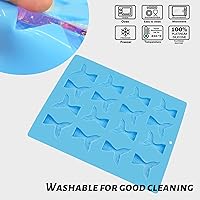 Vista 46 de Sakolla - Molde cuadrado de chocolate de silicona, moldes de 80 cavidades para chocolate, caramelo, praliné, cubitos de hielo, gelatina y gominola