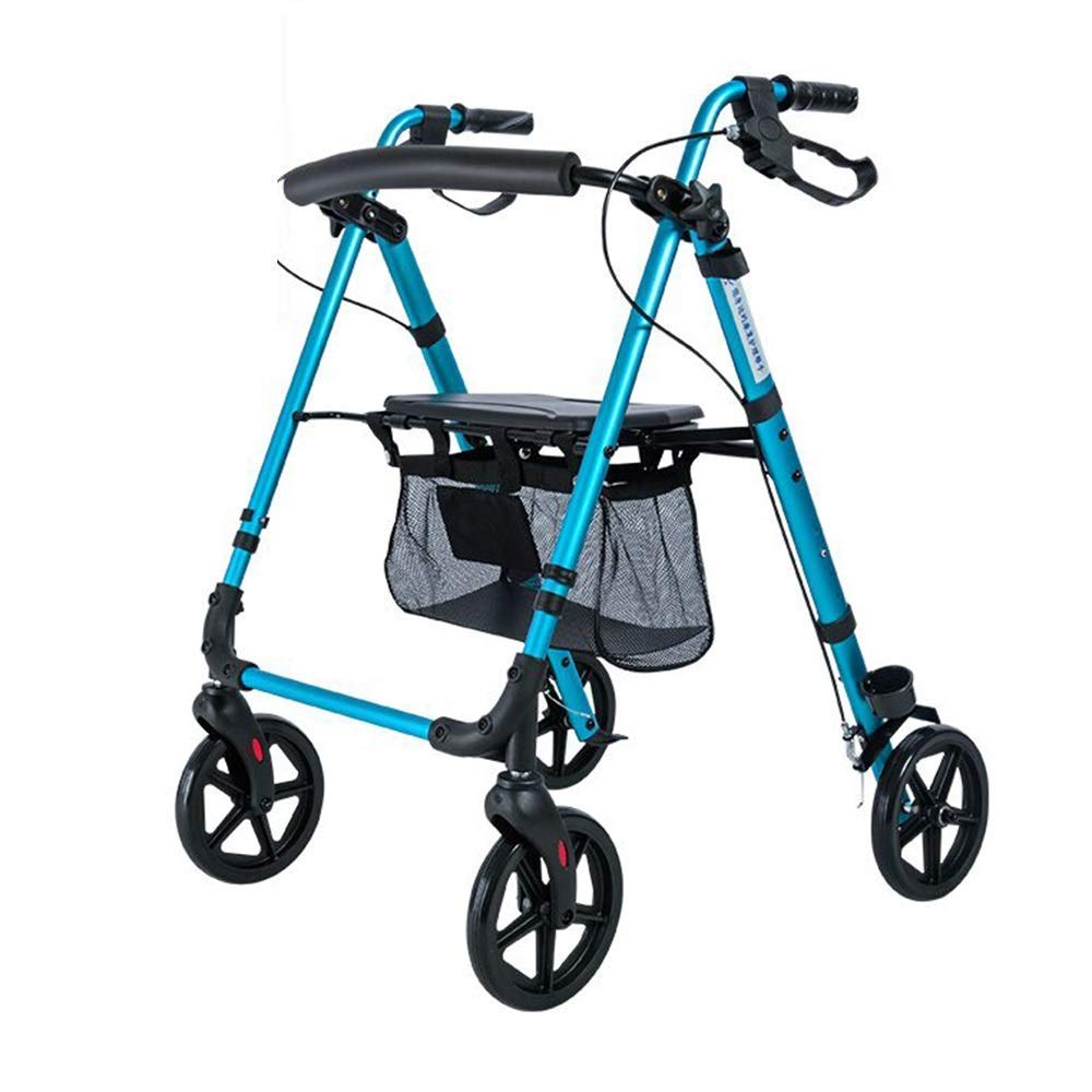 Buy Walkers for seniors, Walking Frame, Rollator Walker Lightweight Rollator Folding Bariatric