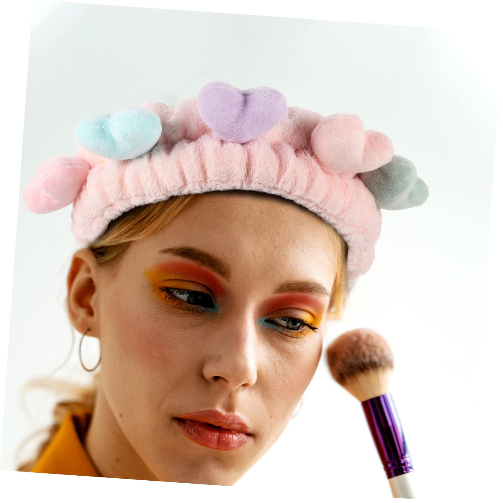 minkissy 6pezzi Fasce Elastiche Per Makeup e Accessori Per Fascia Per Rosa Per e Del