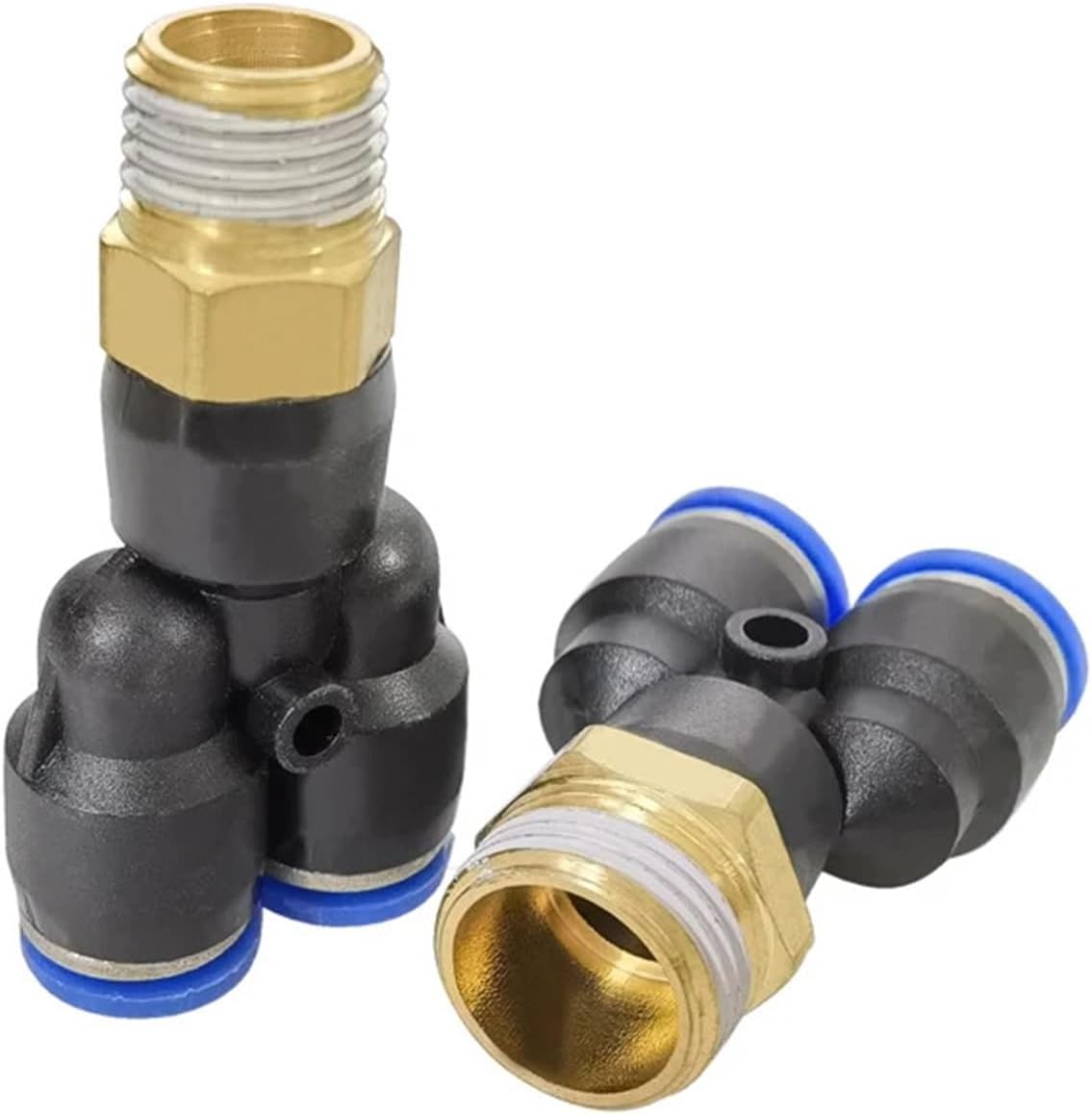 10PCS/LOT PX4-01 PX6-01 PX8-02 PX10-02 PX12-02 Male Thread Touch Push in Y Joint Pneumatic Quick Fittings(PX12-02)