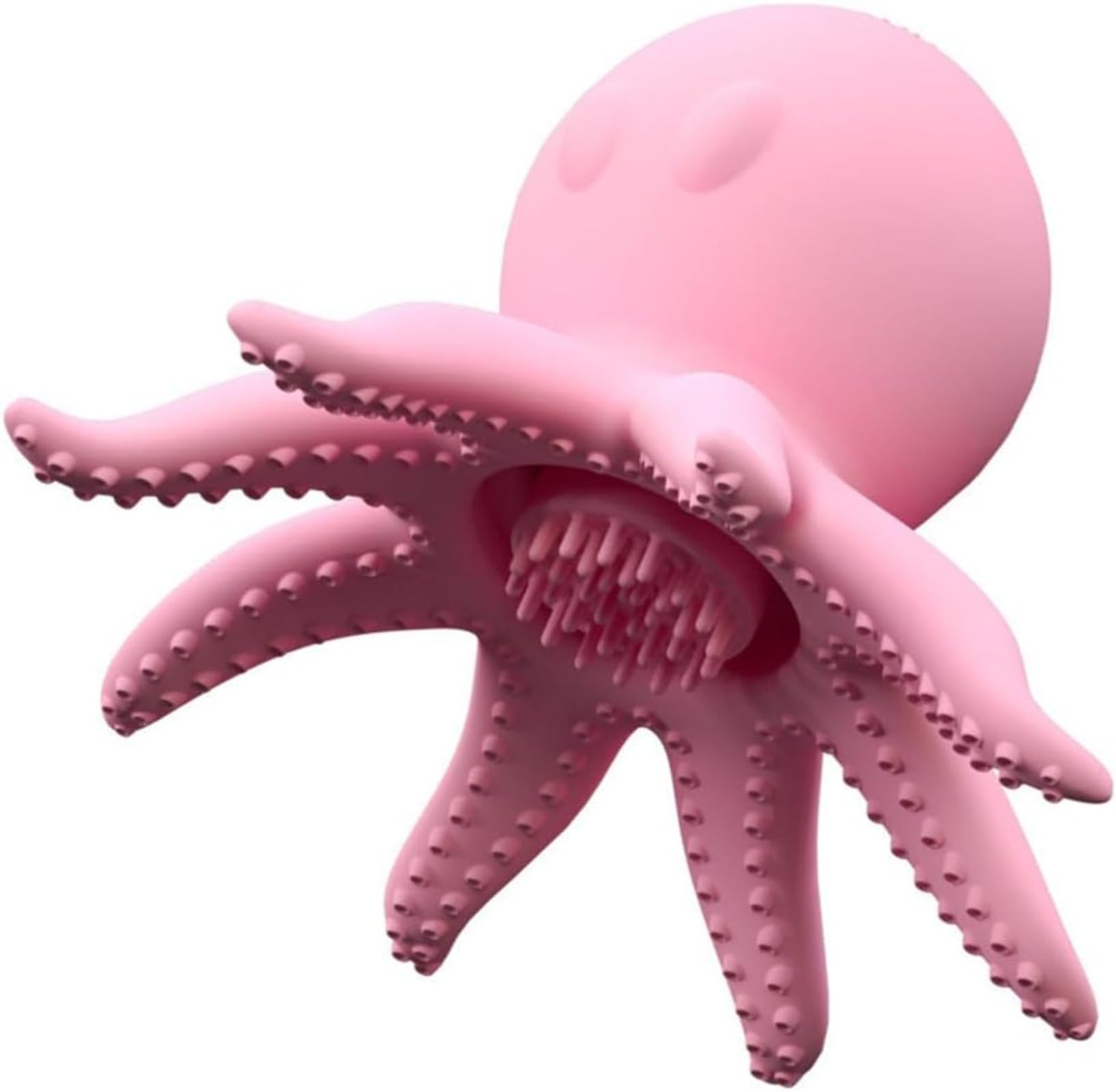 Vibrador Masajeador De Pezones con Forma De Pulpo, Estimulador De Clítoris De 10 Frecuencias, Juguetes Sexuales Orales, Extractor De Leche, Vibradores para Lamer Pezones para Mujeres.