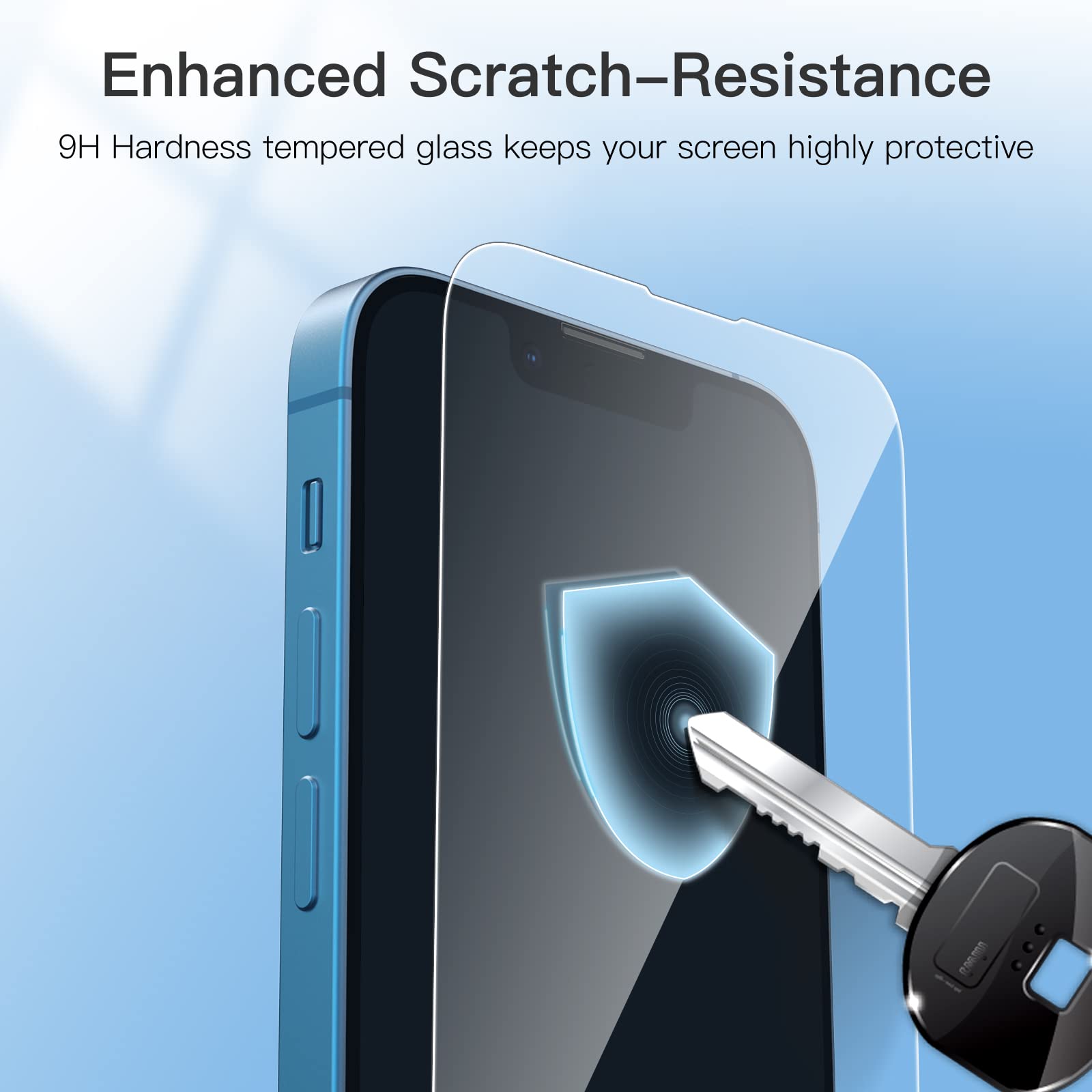 Amazon | JEDirect iPhone 13 mini (5.4インチ専用) 全面保護フィルム  