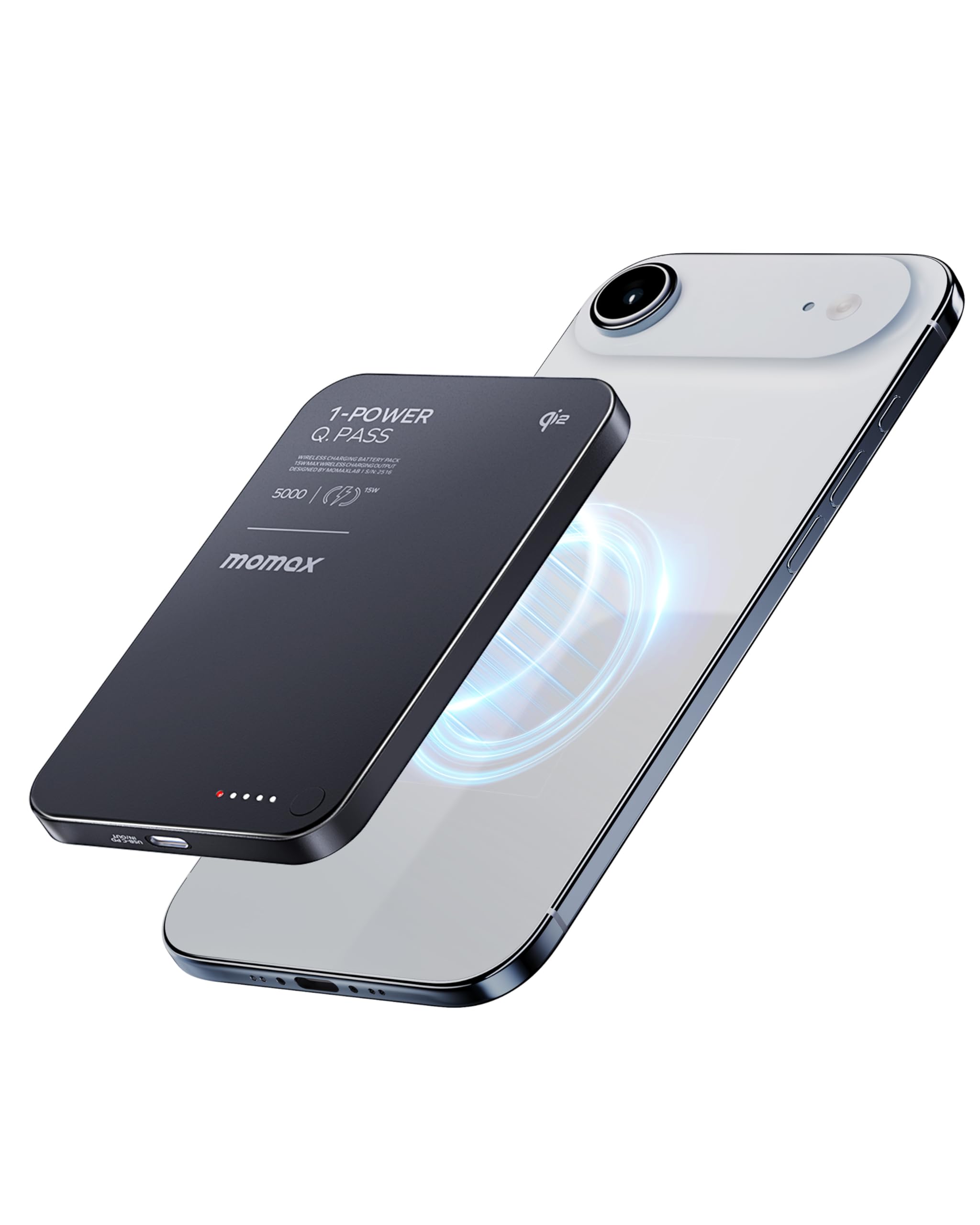 Amazon.com: MOMAX Q.PASS Magnetic Power Bank Fast Charging Qi2