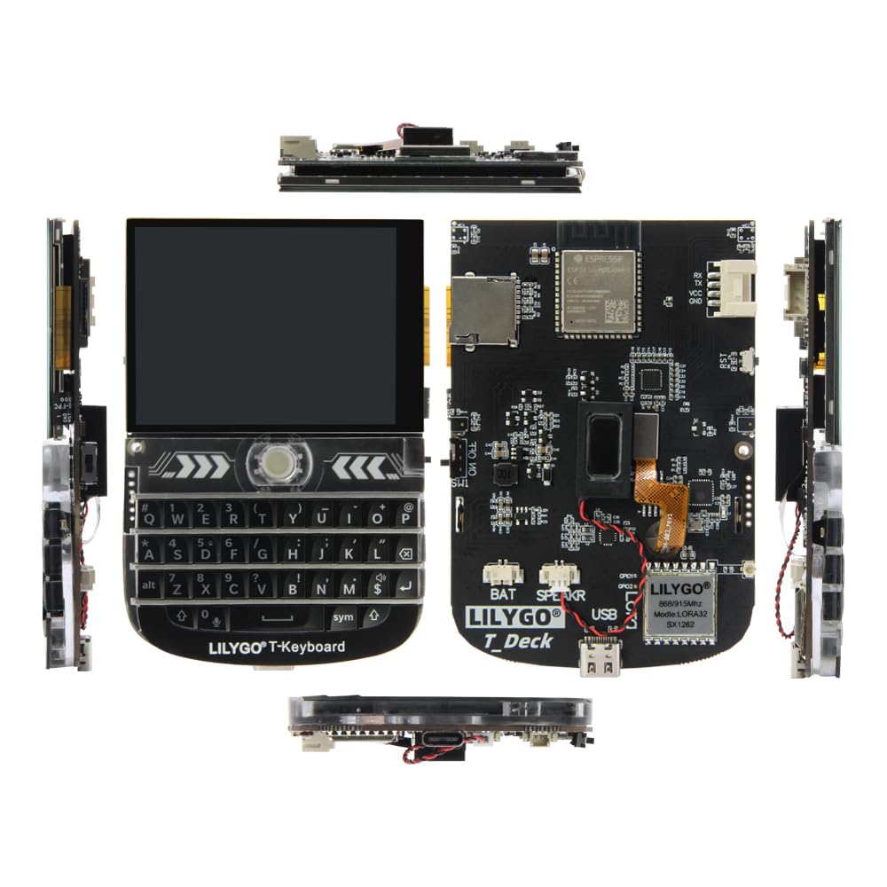 LILYGO T-Deck ESP32-S3 LoRa BLE WiFi TTGO Modulo LoRaWAN Scheda di sviluppo a lungo raggio con schermo LCD da 2,8" (433 MHz)