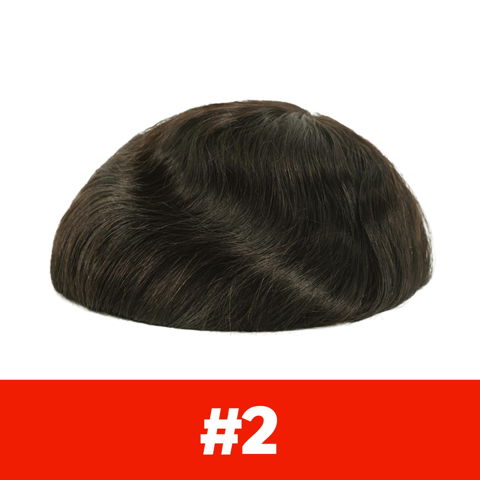 Lordhair Peluca Hombre,Peluquin Cabello Natural, cordón francés con el claro PU,Medida de la Base Peluquin 20X25 CM Prótesis Capilar para Hombres Cabello Natural Peluca Prótesis Capilar Hombre