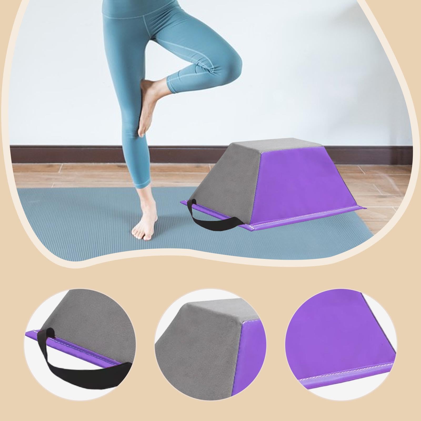 Soporte de Bloques de Equilibrio para Gimnasia Y Entrenamiento de Porristas, Equipo de Entrenamiento de Equilibrio para Gimnasio.