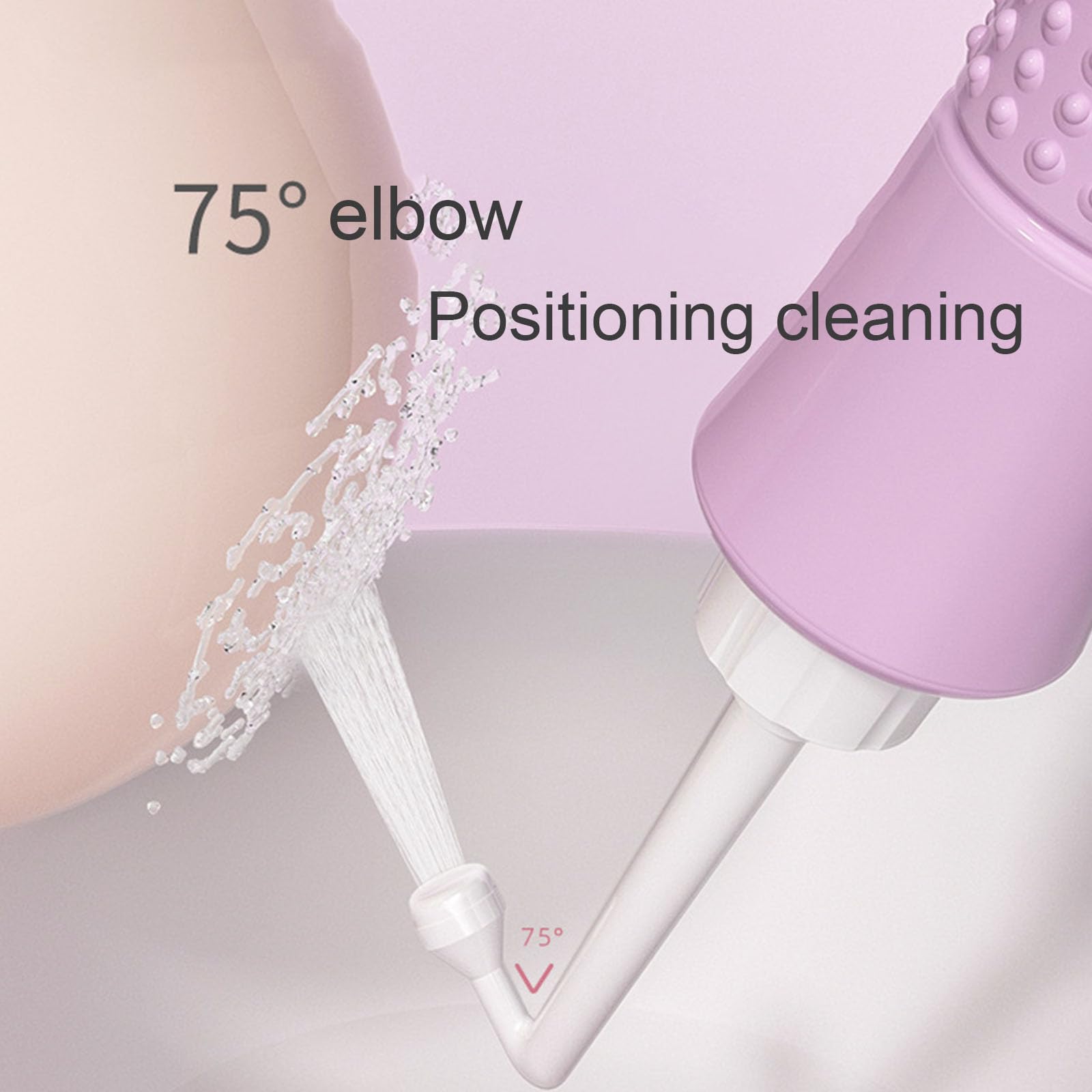 500ml Portable Travel Hand Held Bidet Sprayer Personal Cleaner Hygiene Bottle — view 2