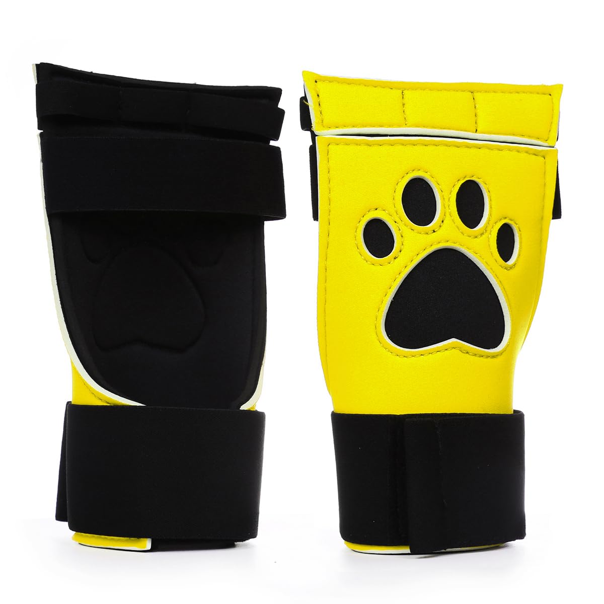 Dog Paw Crawl Glove PU Leather Paw Padded Mittens Halloween Christmas Costume Accessories