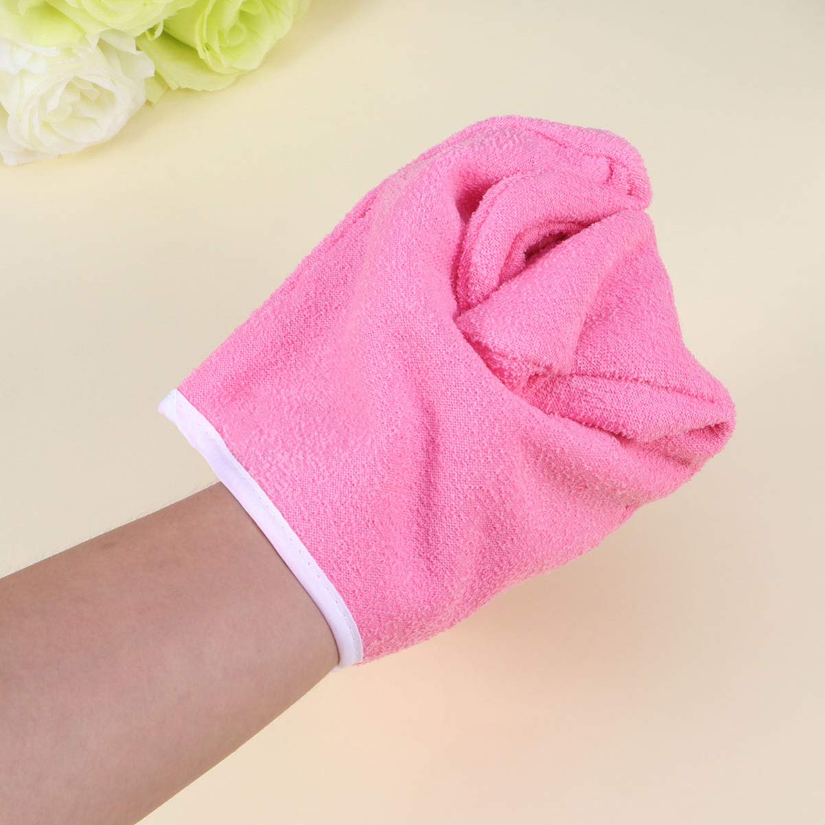 Mikinona Cotton Gloves Moisturizing Sleep Gloves Paraffin Wax Mitts Hand Spa Cover Therapy for Women
