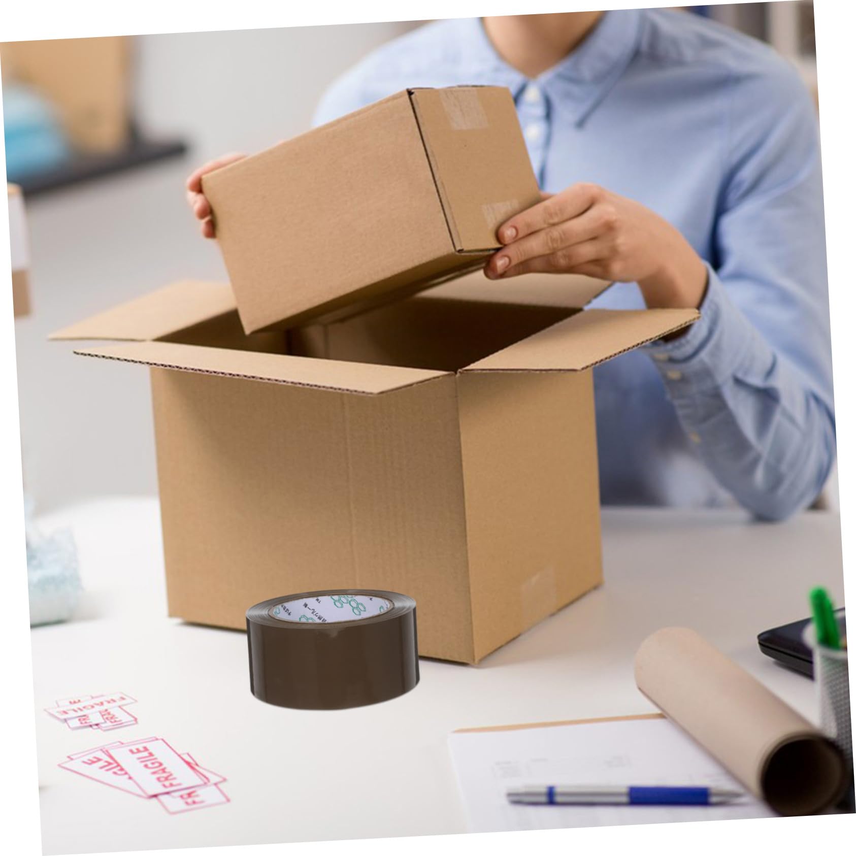 OUNONA 5rollen Hochleistungs Verpackungsband Zum Verschluss Von Kartons Mit Starkem Klebeband Für Umzug Und Heimgebrauch