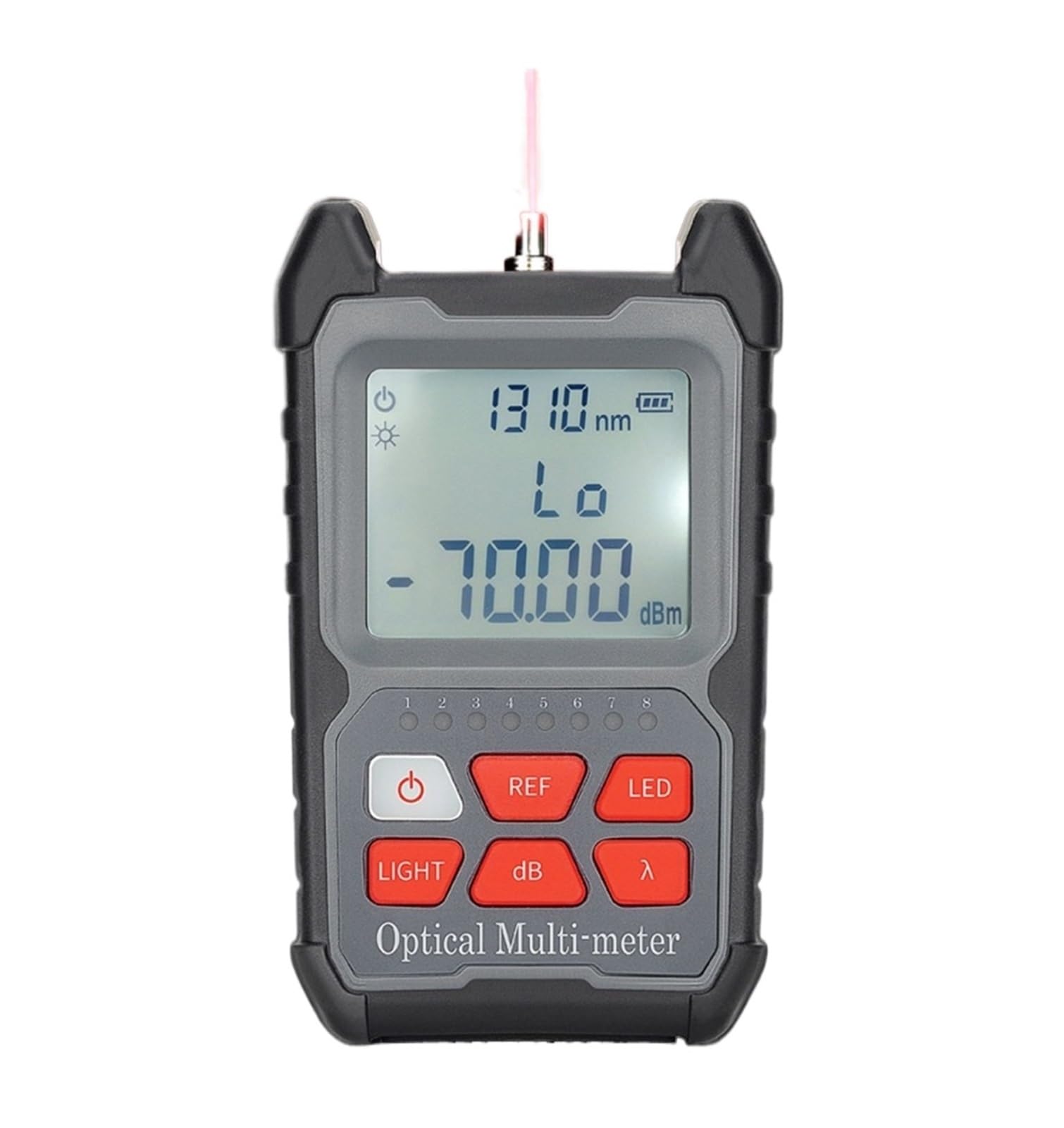 Testeur de fibre optique, Mini Testeur De Puissance Optique Portatif OPM, Batterie Sèche Haut Gamme, Compteur